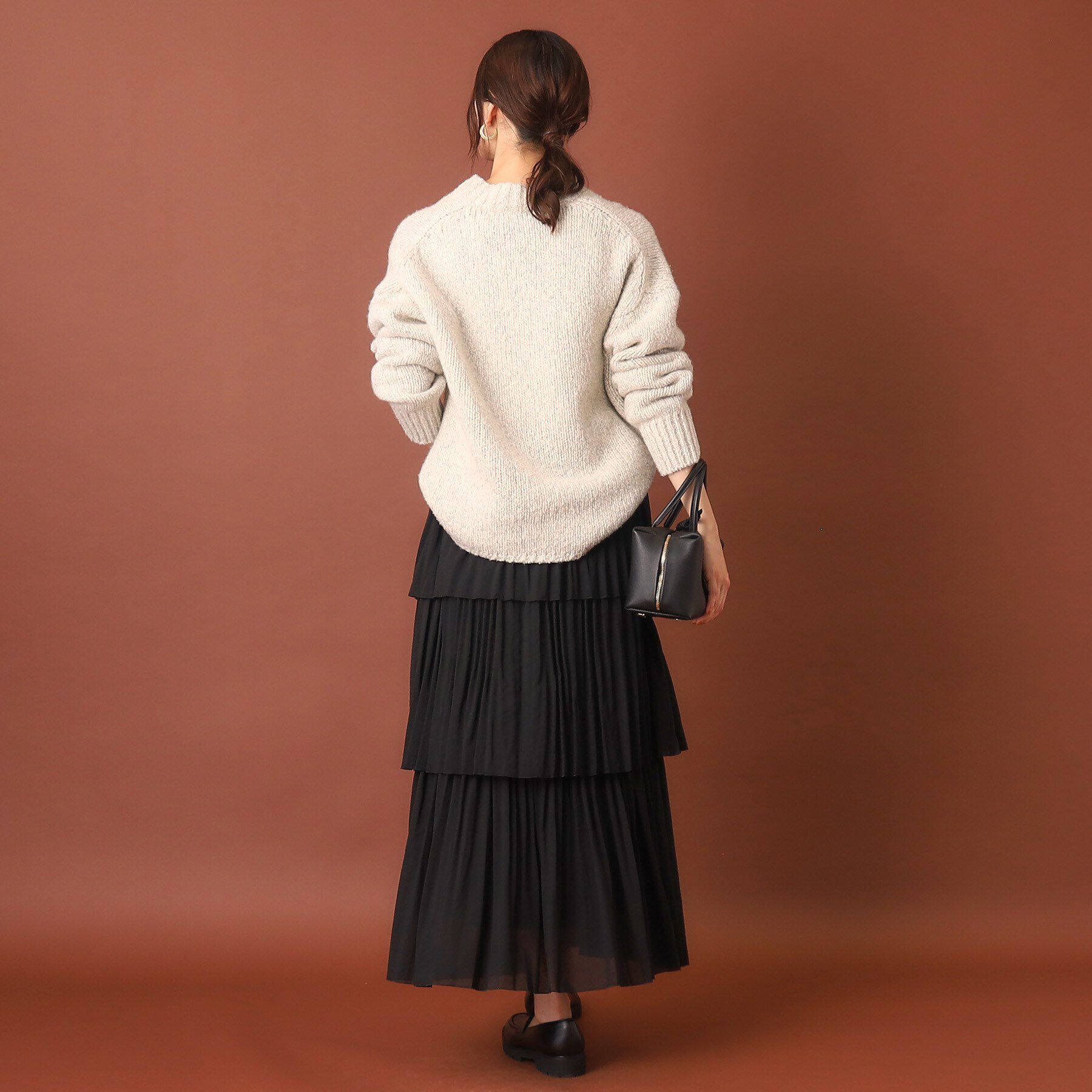 DRESSTERIOR「プリーツティアードスカート」|スカート|