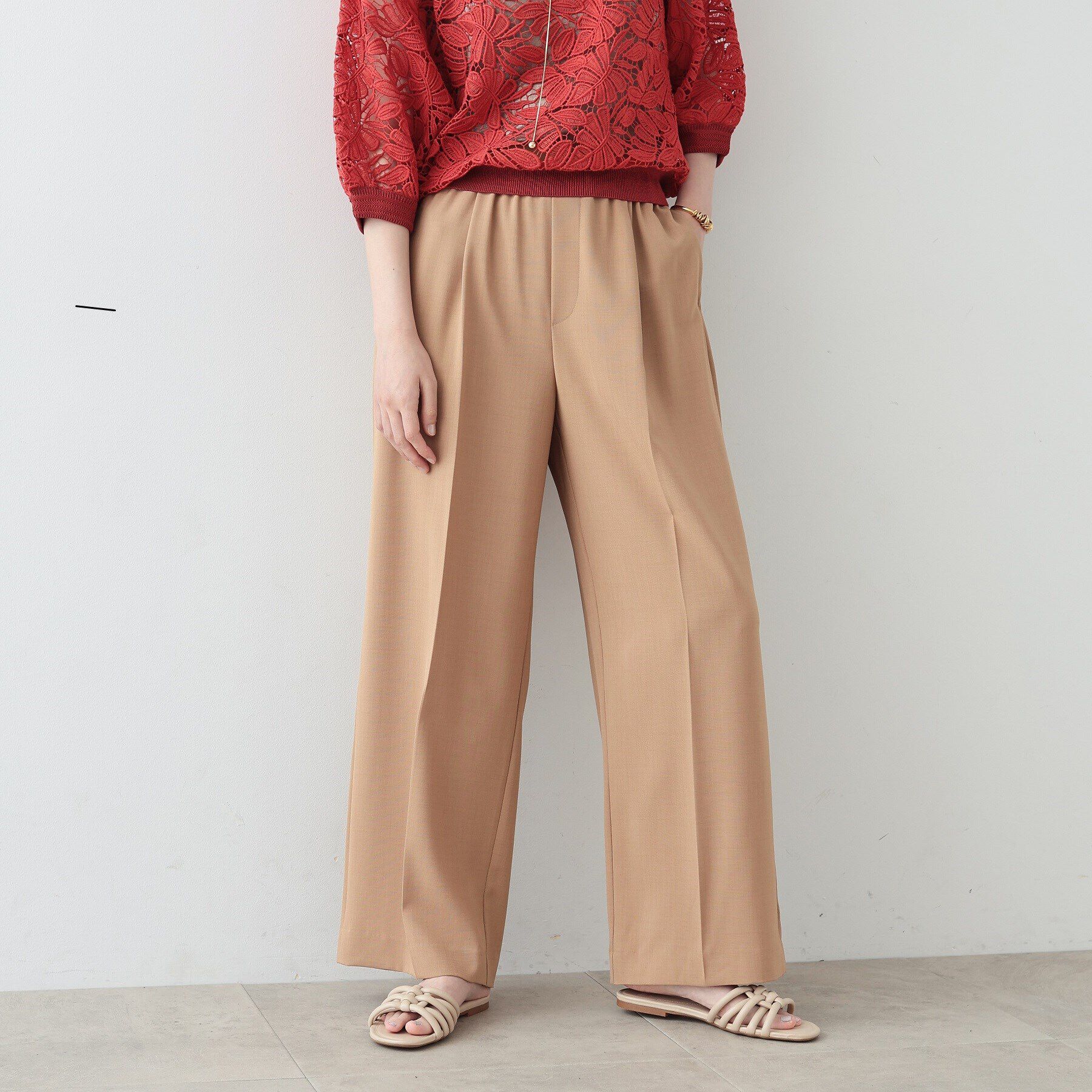 GALLEST「イージーストレートワイドパンツ」|その他|ﾍﾞｰｼﾞｭ(052)