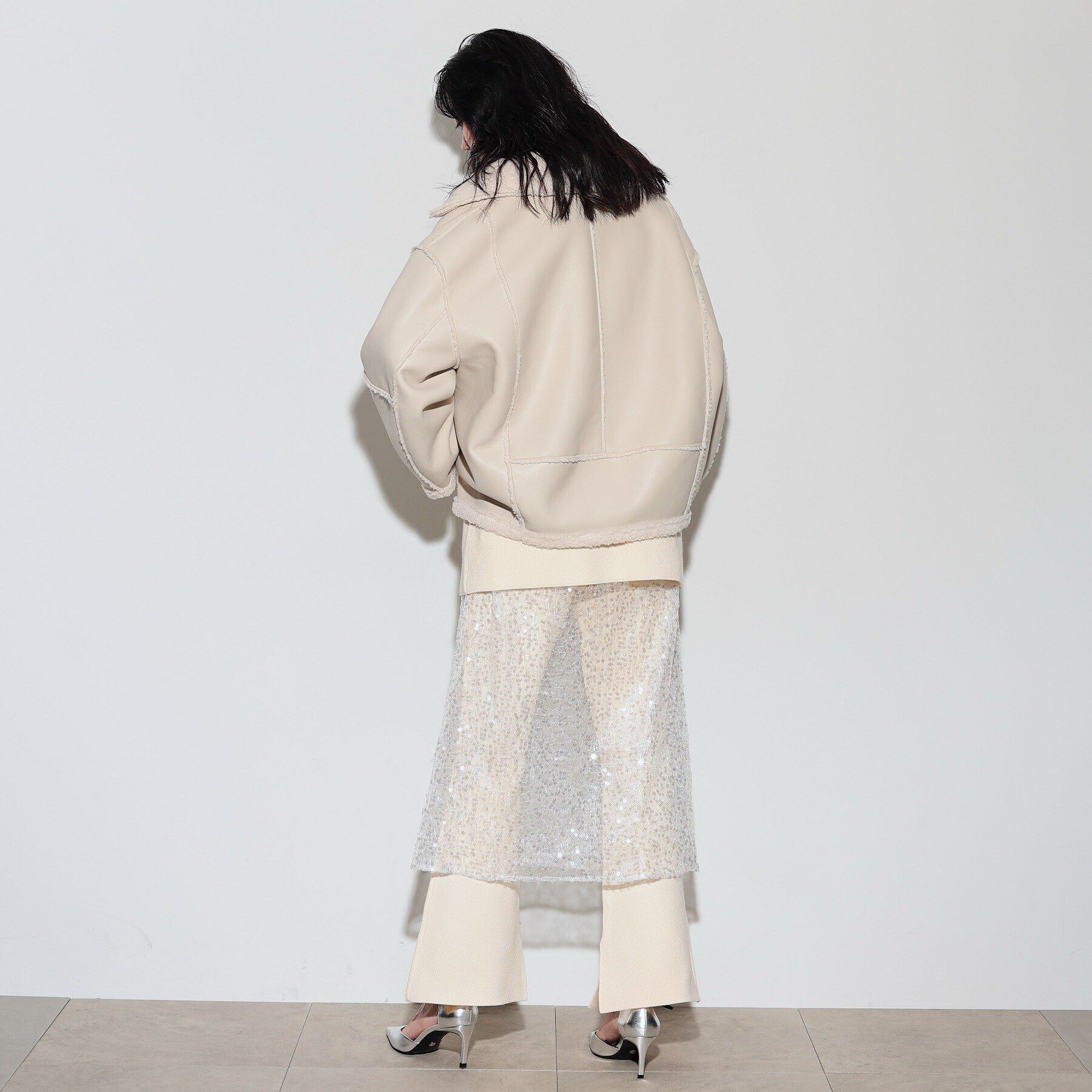 GALLEST「【WEB限定】リバーシブルムートン調ブルゾン」|ブルゾン・スタジャン|