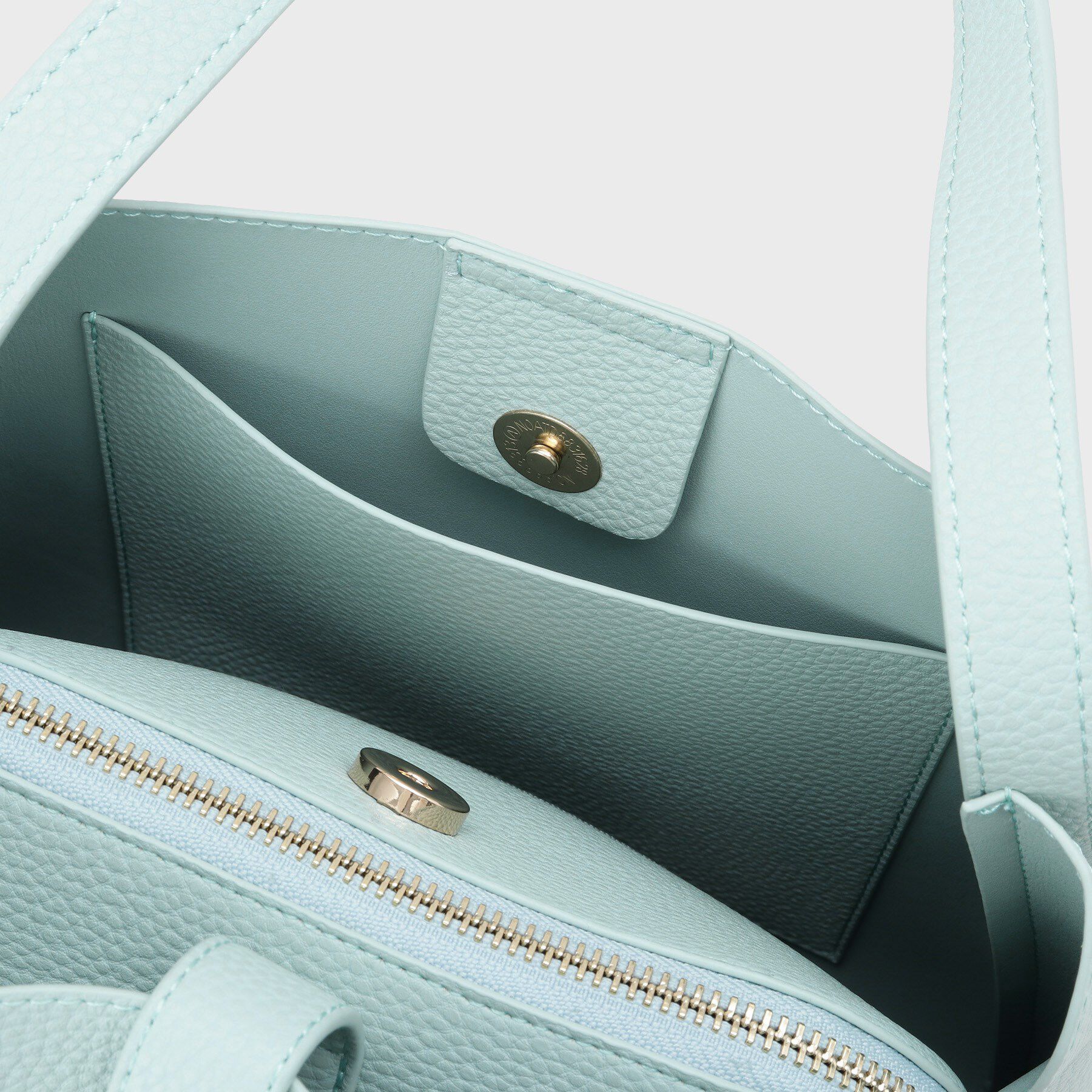 INDIVI「【合皮／ミドルサイズ】春カラーフォルムバッグ」|ハンドバッグ|