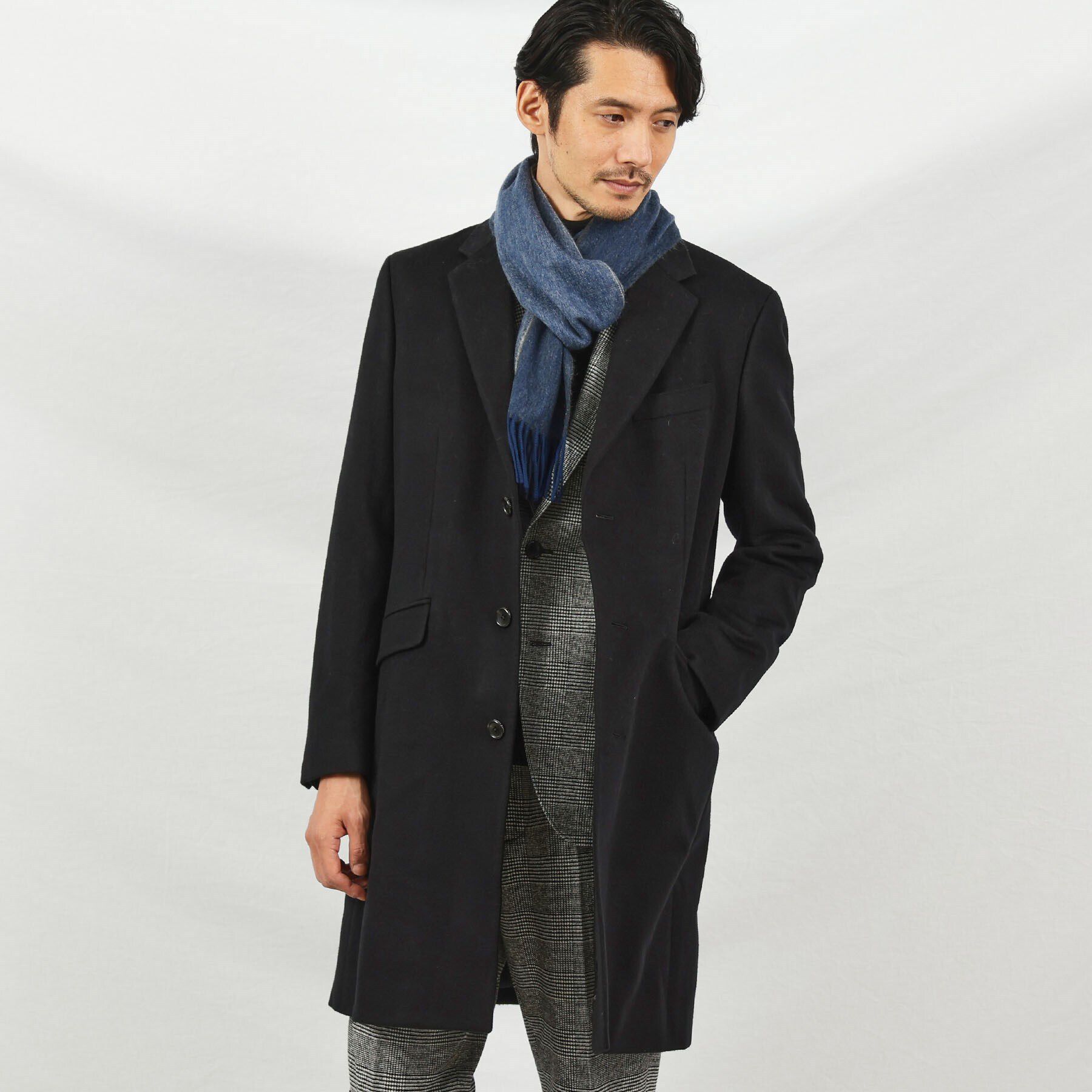 TAKEO KIKUCHI「ウールカシミヤブレンド チェスターコート」|その他|