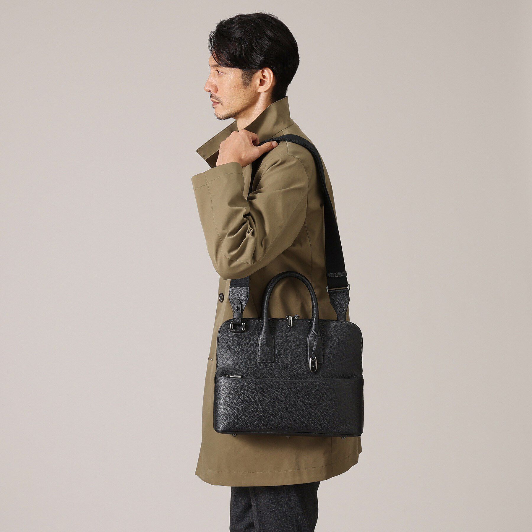 TAKEO KIKUCHI「【TOFF＆LOADSTONE】 コンパクトブリーフ with ショルダー」|ビジネスバッグ|