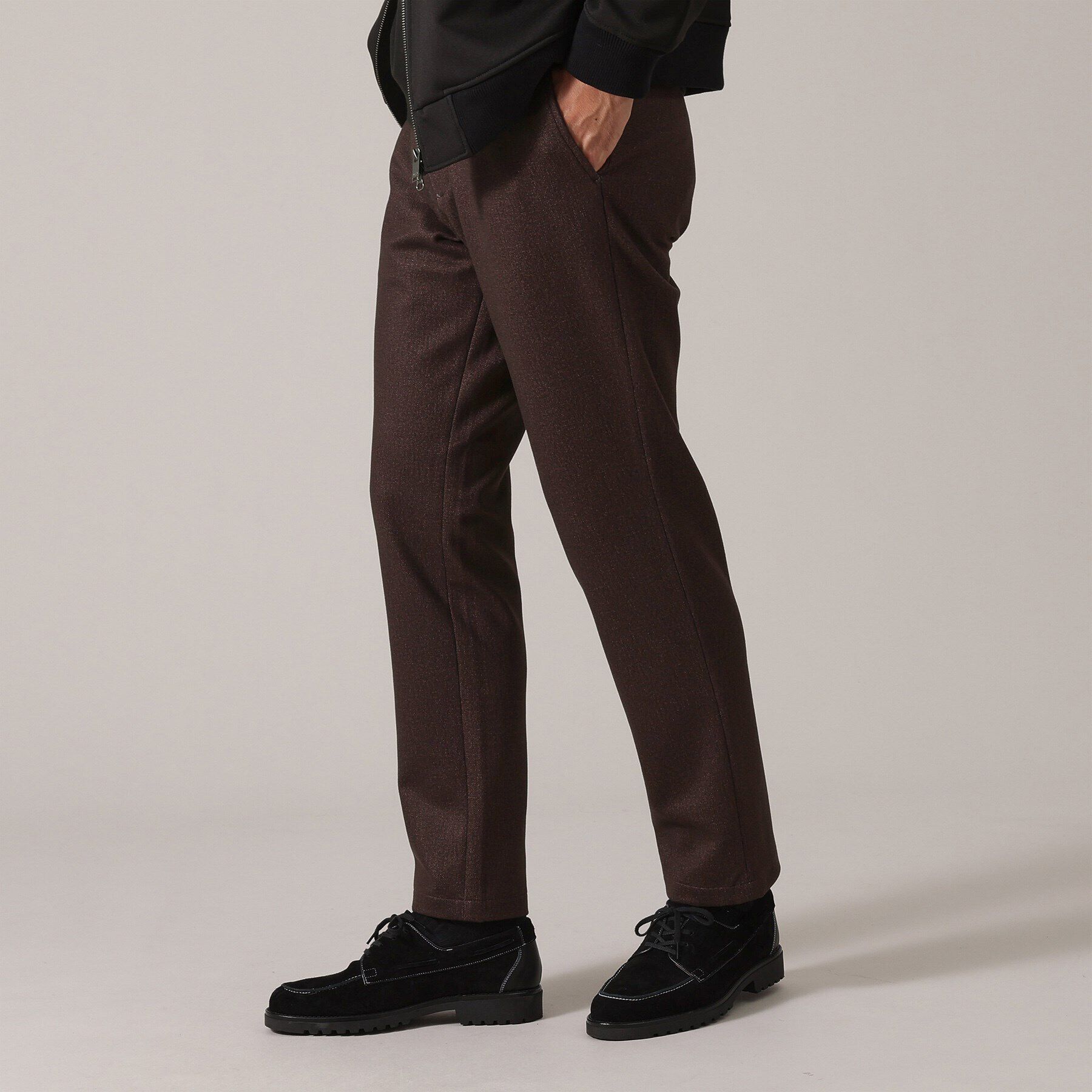 TAKEO KIKUCHI「【DOWN FABRIC】ダウンファブリック NEWストレッチ パンツ」|その他|ボルドー(164)