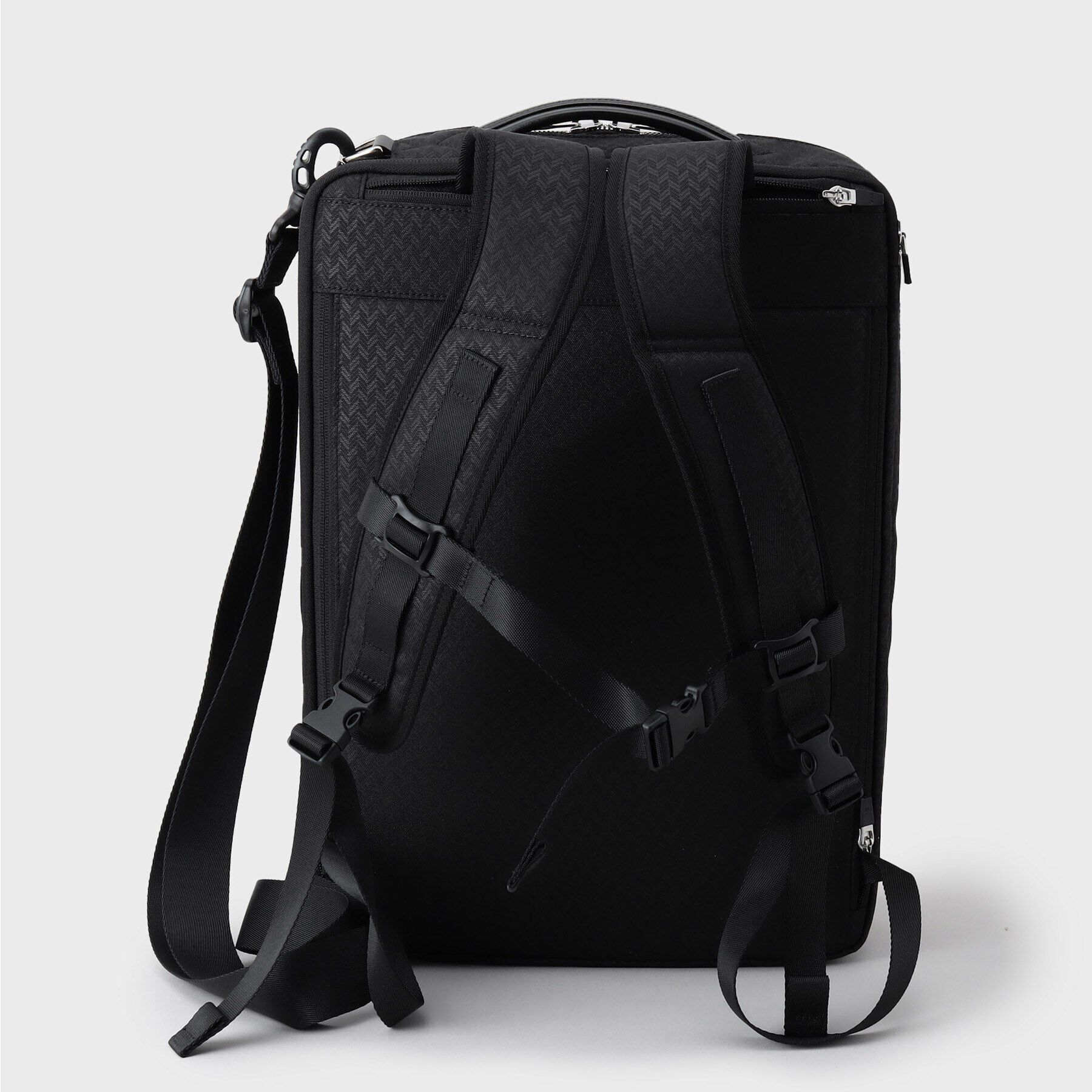 TAKEO KIKUCHI「【3WAY/15インチPC対応】ヒートエンボス矢絣柄 バッグ」|リュック|