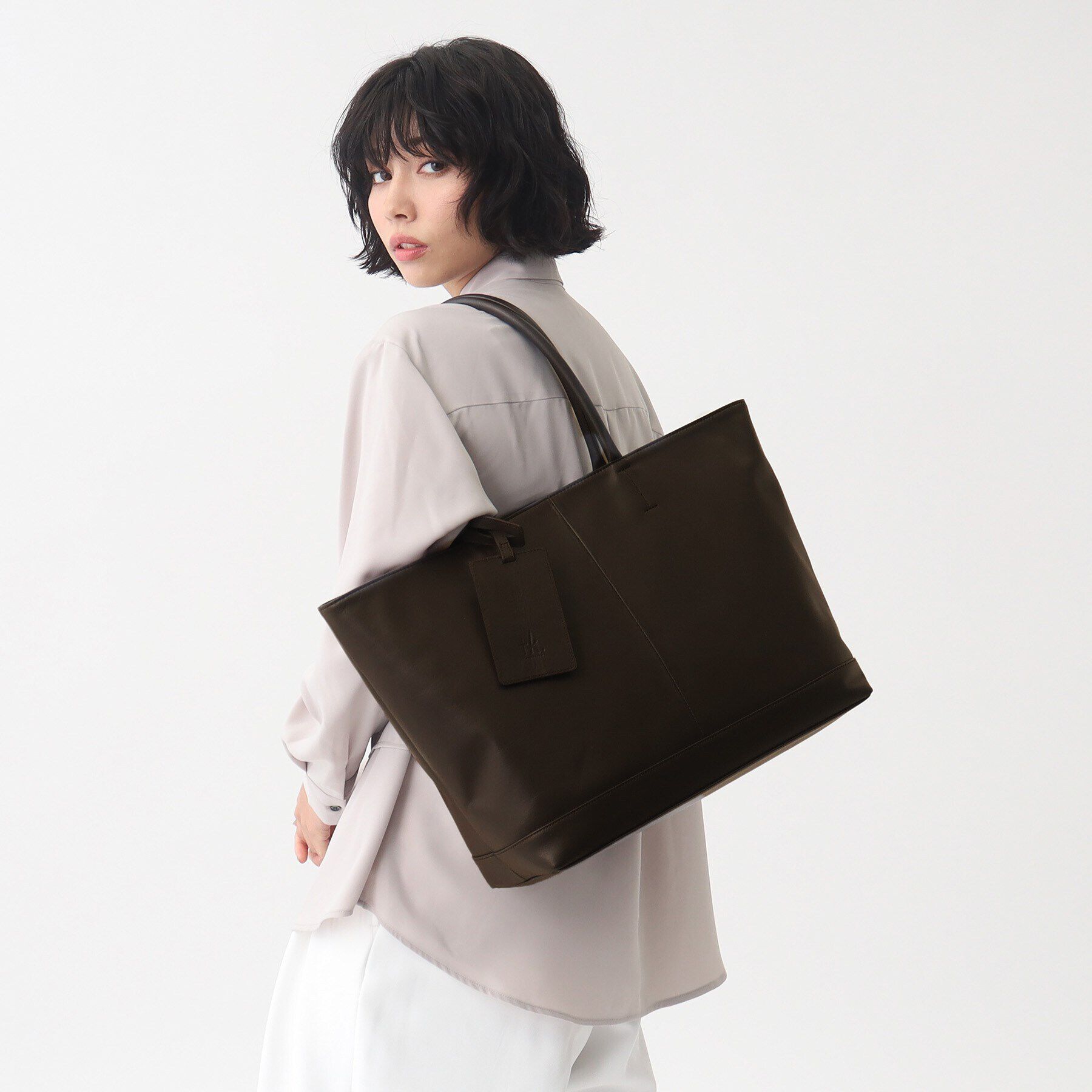 tk.TAKEO KIKUCHI「【WEB限定】レザートートバッグ」|トートバッグ|