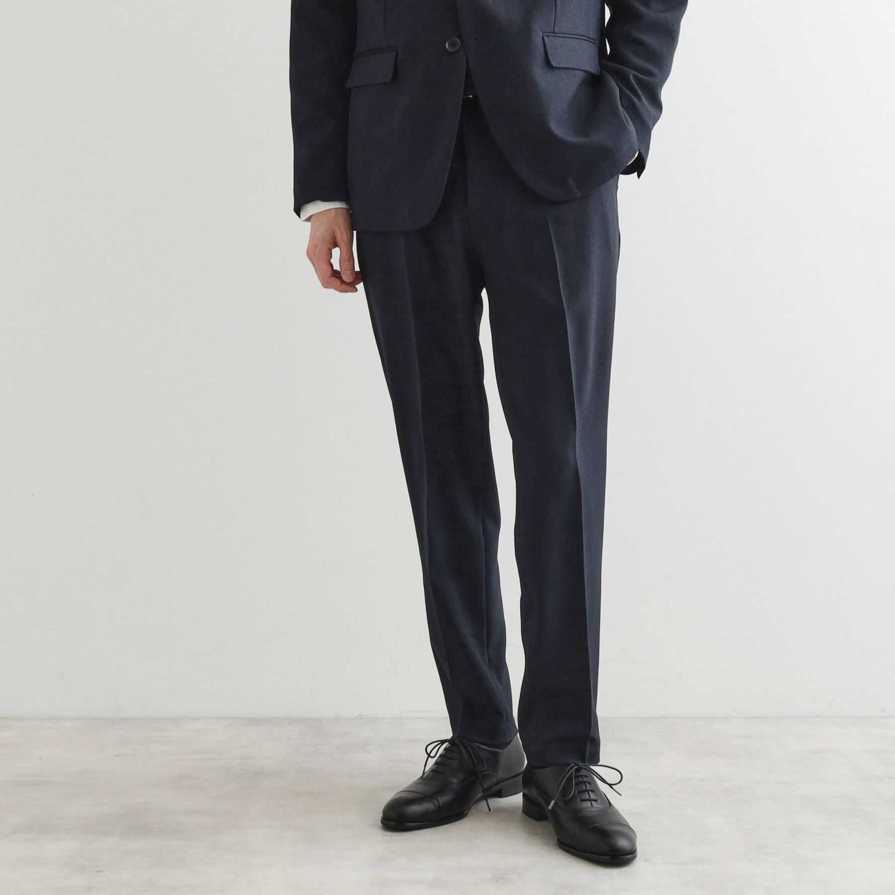 tk.TAKEO KIKUCHI「【洗える】ピンヘッドストレッチセットアップ／上下2点セット／速乾／WEB限定／ビジカジ対応」|スーツ|