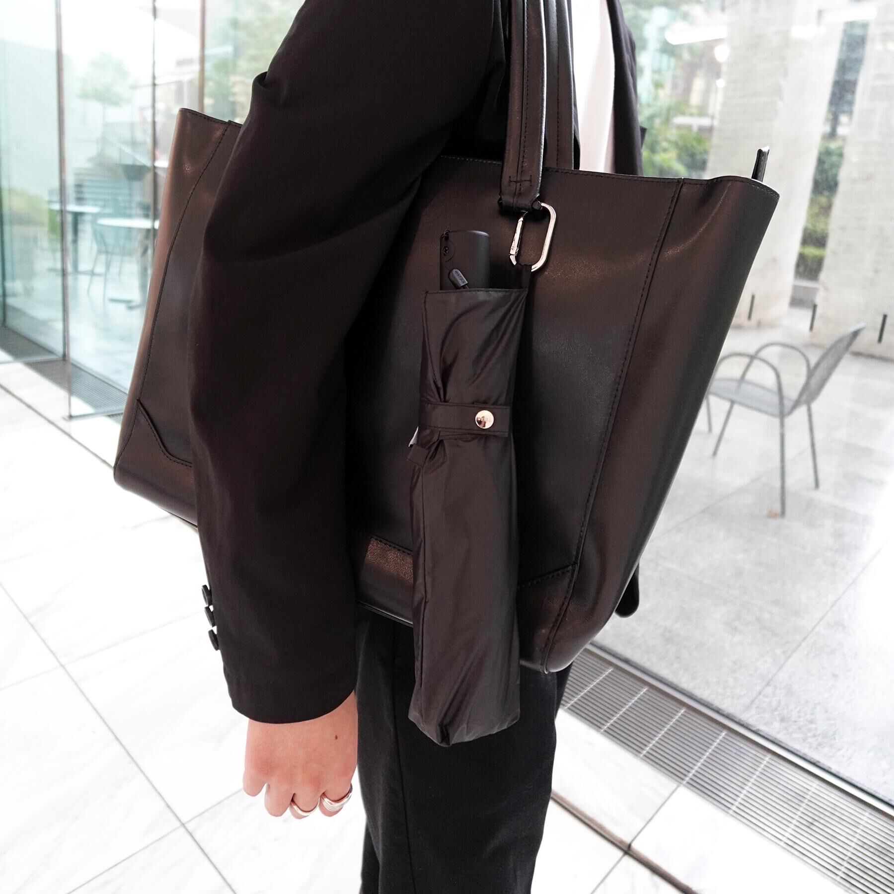 tk.TAKEO KIKUCHI「晴雨兼用折りたたみ傘／オリジナルカラビナ付」|傘|