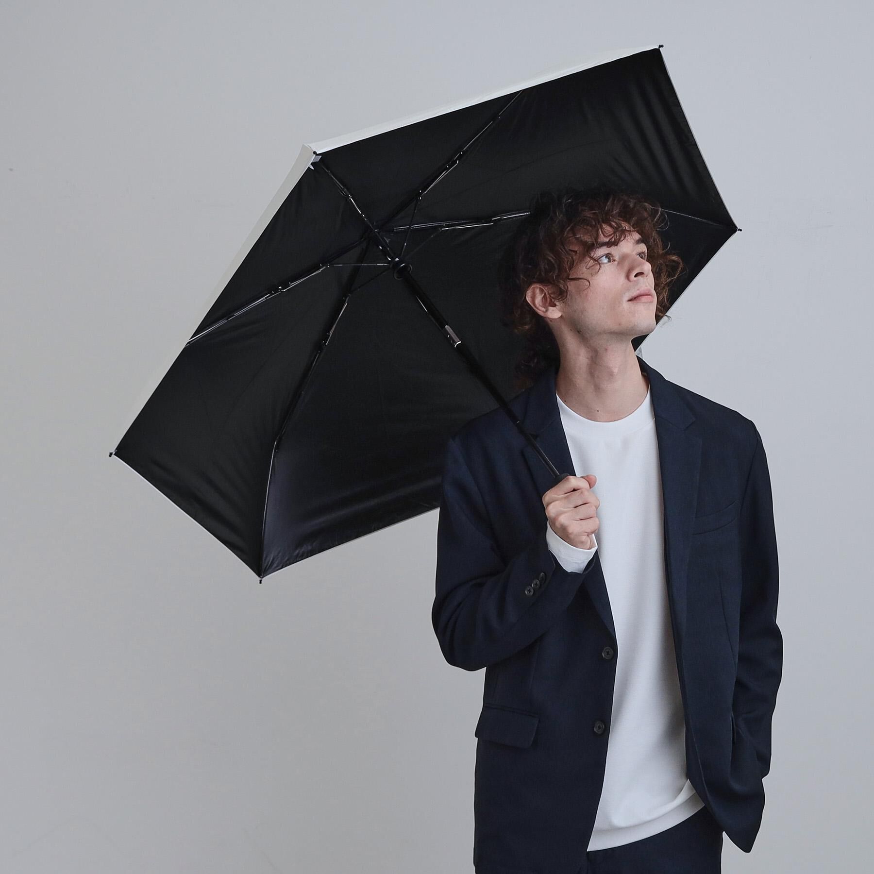 tk.TAKEO KIKUCHI「晴雨兼用折りたたみ傘／オリジナルカラビナ付」|傘|