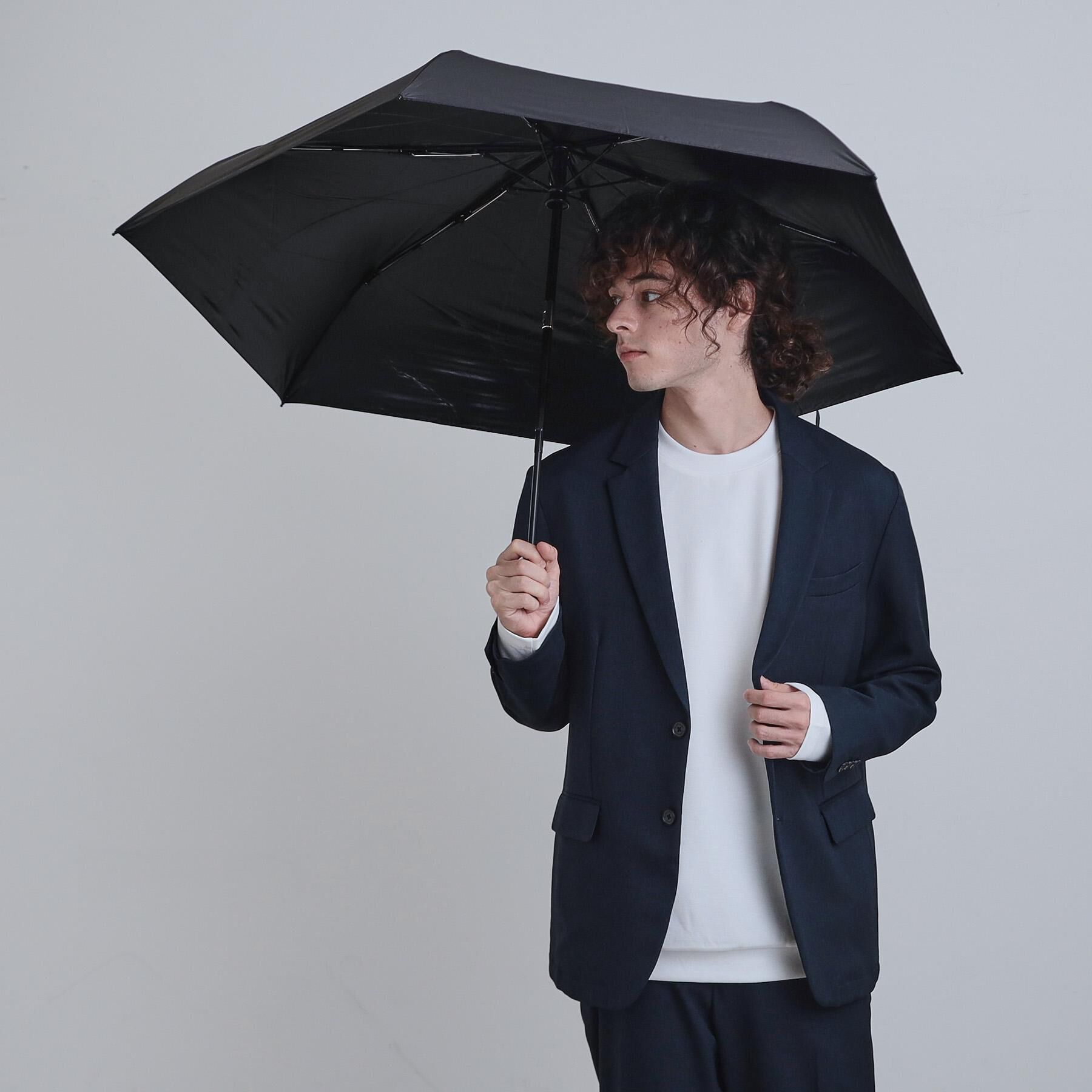 tk.TAKEO KIKUCHI「晴雨兼用折りたたみ傘／オリジナルカラビナ付」|傘|