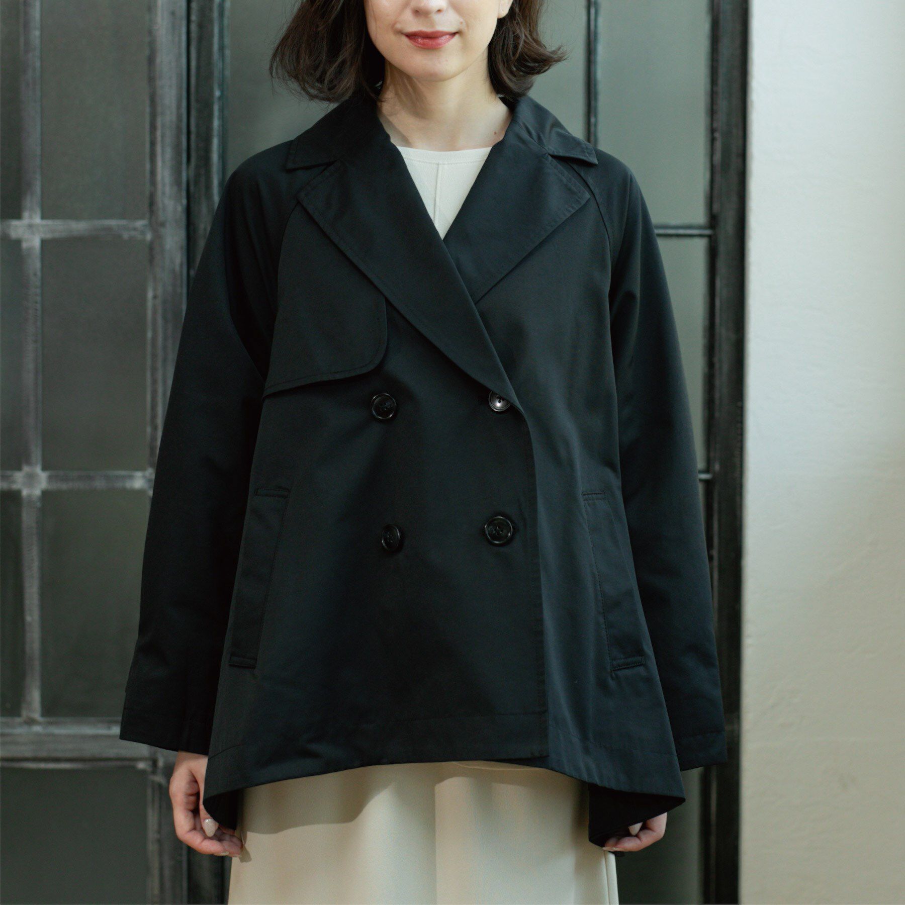 OPAQUE.CLIP「フレアミドルトレンチコート」|トレンチコート|