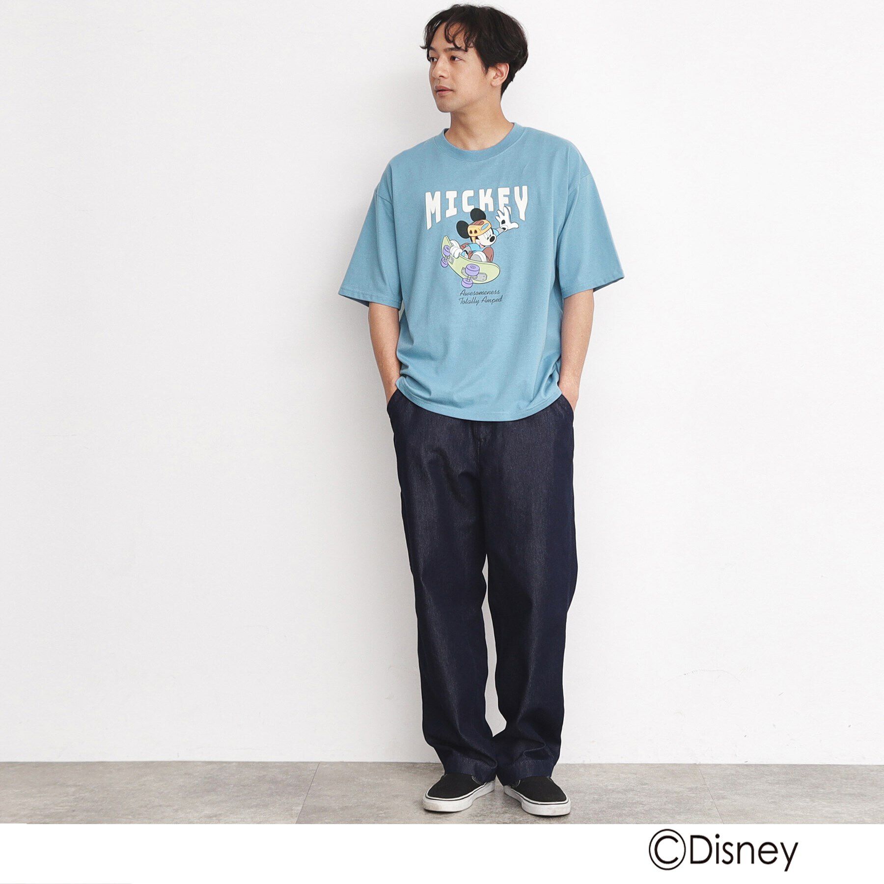 THE SHOP TK「【DISNEY/親子リンク】ミッキーマウス　ディズニー半袖Ｔシャツ」|Tシャツ・カットソー|