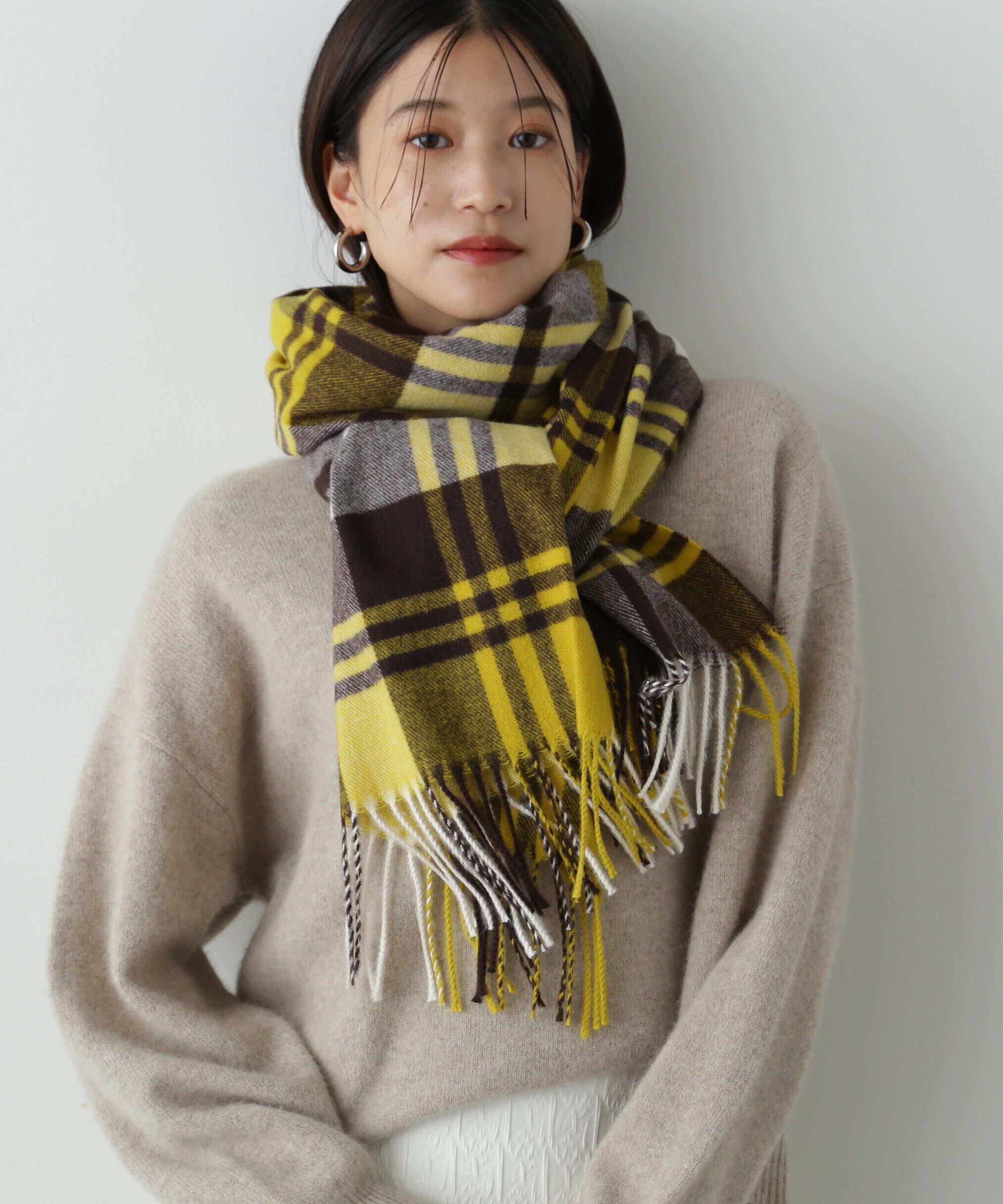  「チェックストール」|マフラー|