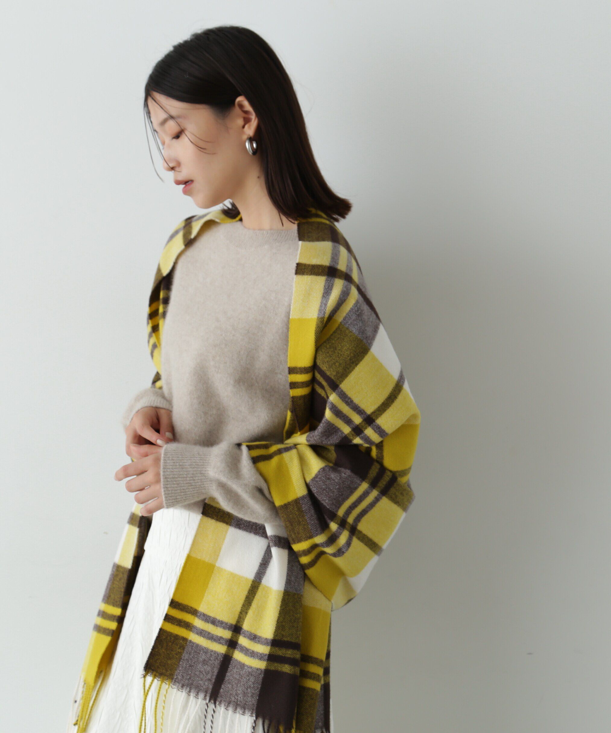  「チェックストール」|マフラー|