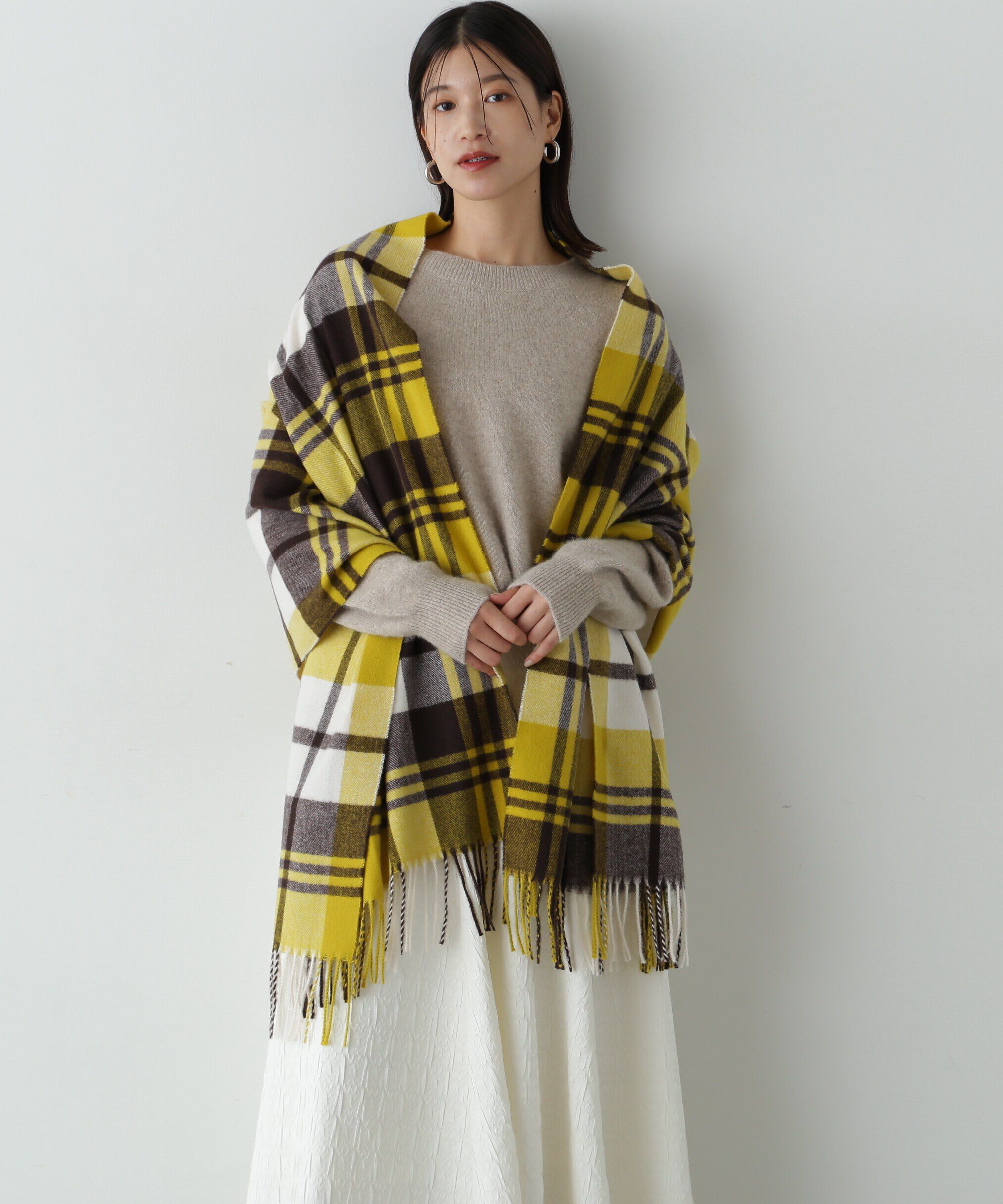  「チェックストール」|マフラー|