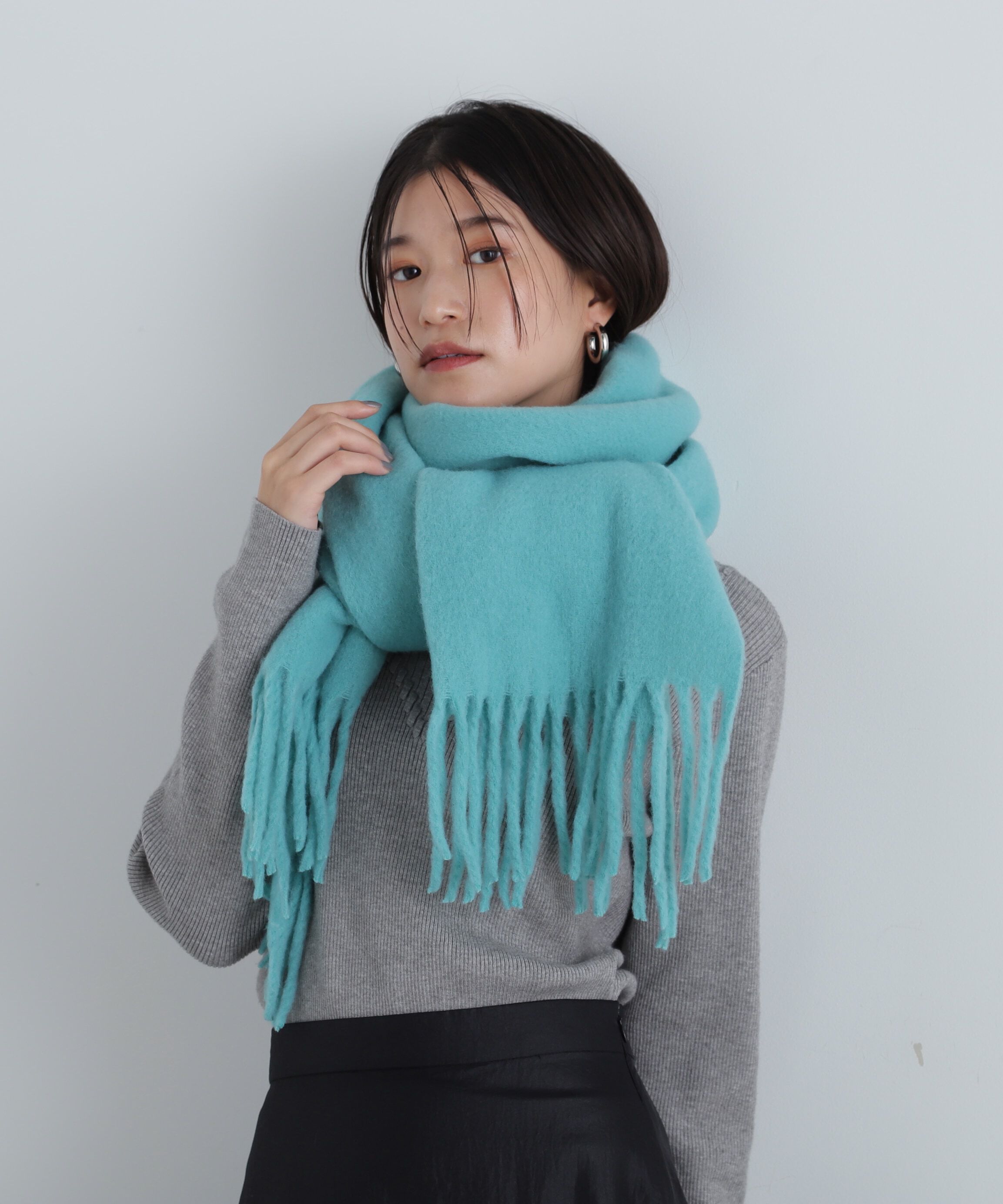  「フリンジストール」|マフラー|