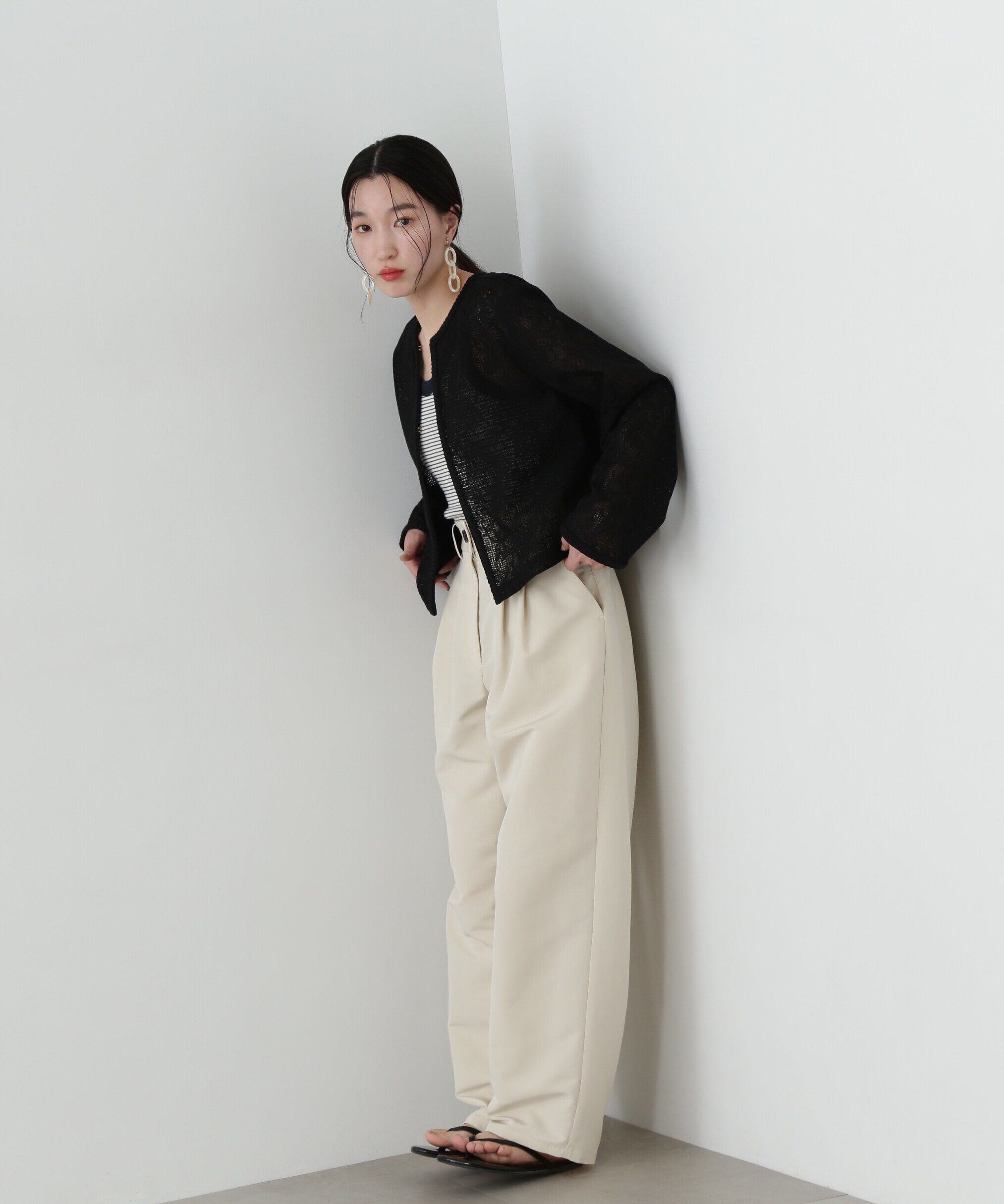  「レース羽織ブラウス」|シャツ・ブラウス|