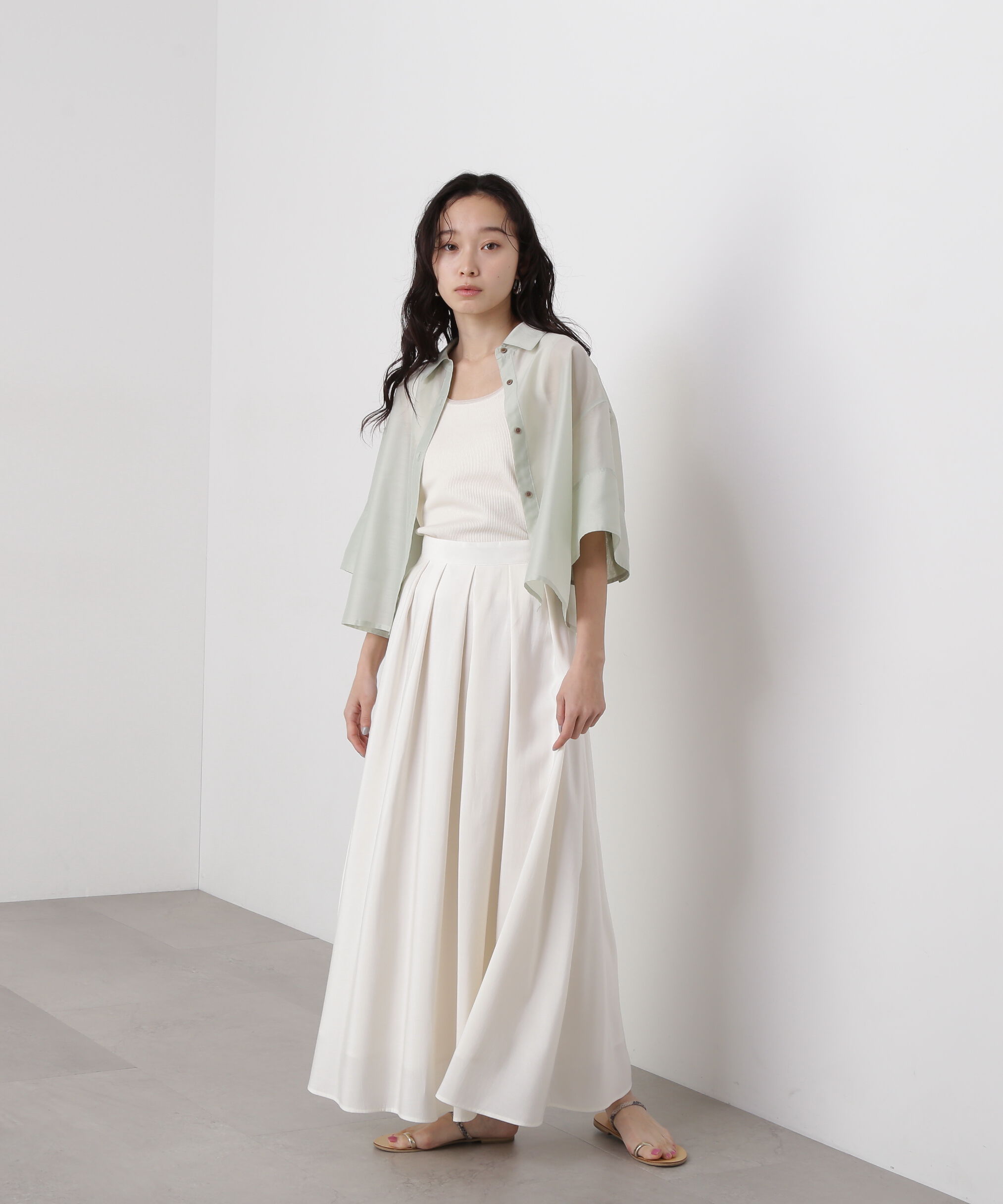  「シアータックフレアスカート」|スカート|