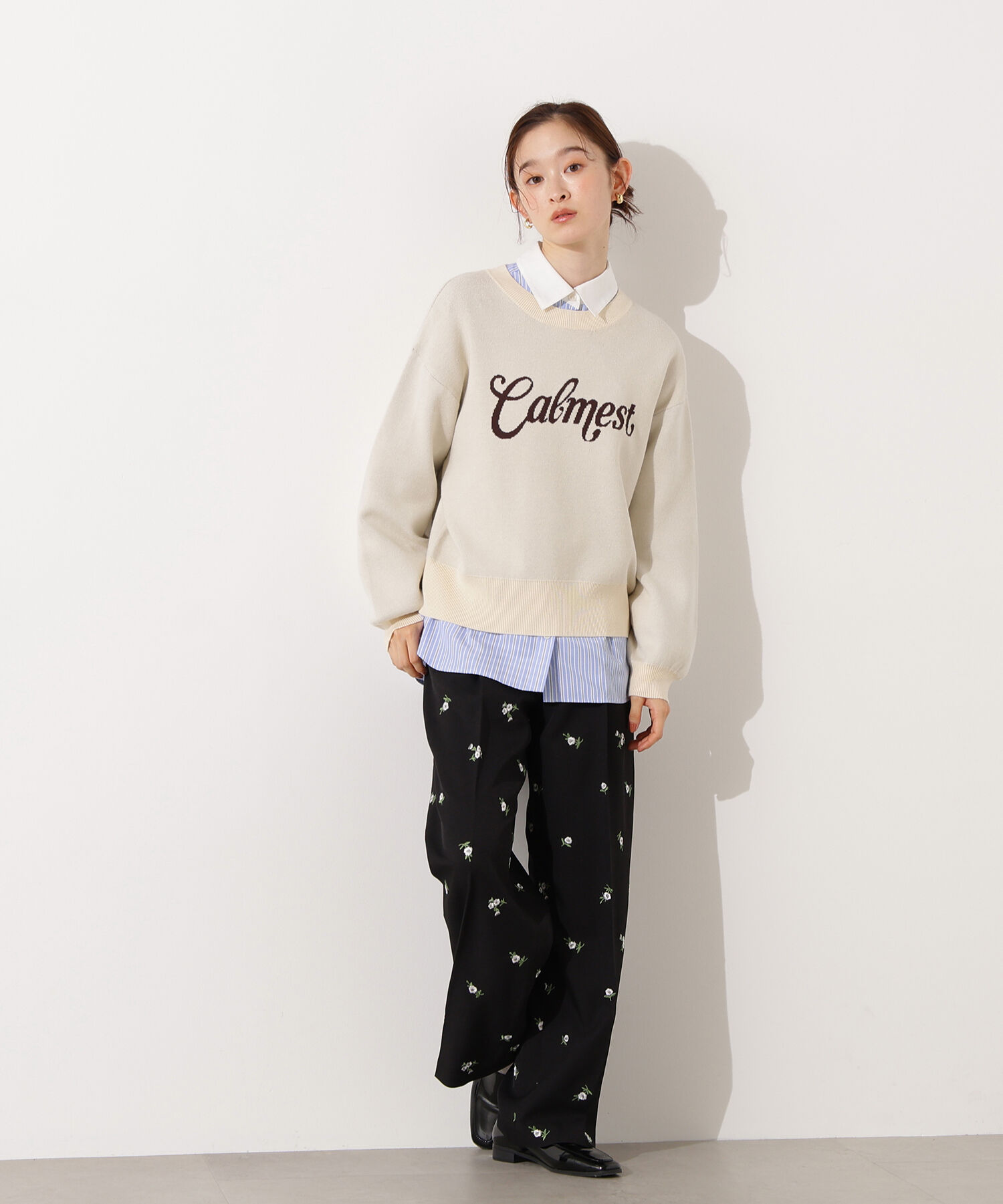  「ロゴジャガードニット」|ニット・セーター|