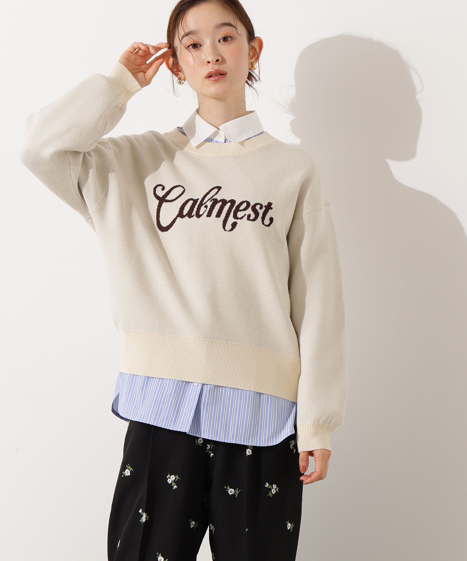  「ロゴジャガードニット」|ニット・セーター|