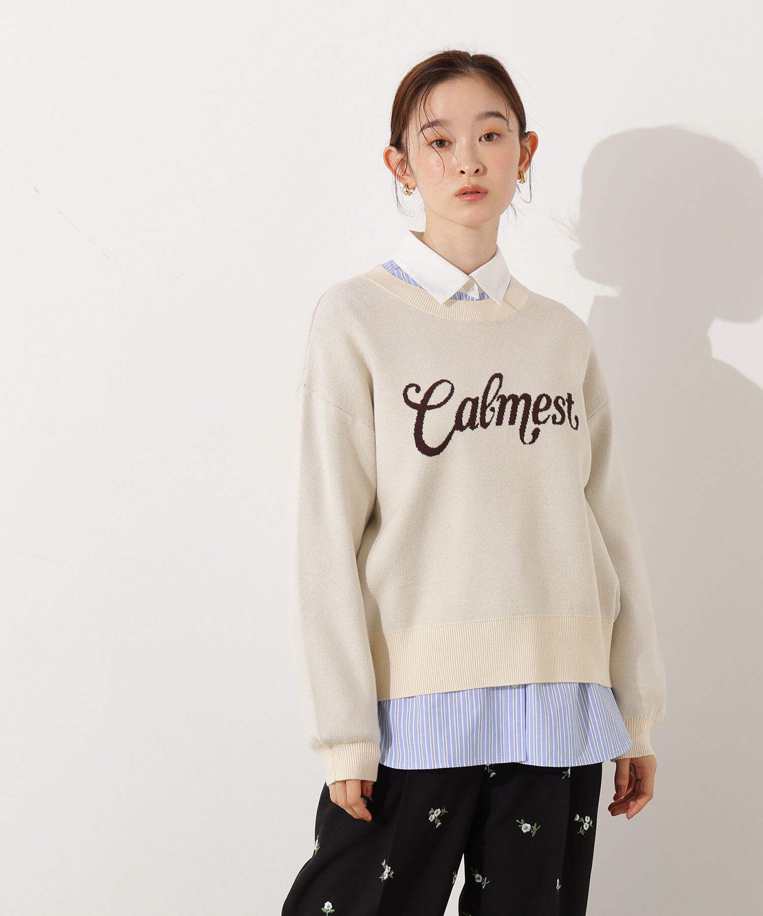  「ロゴジャガードニット」|ニット・セーター|