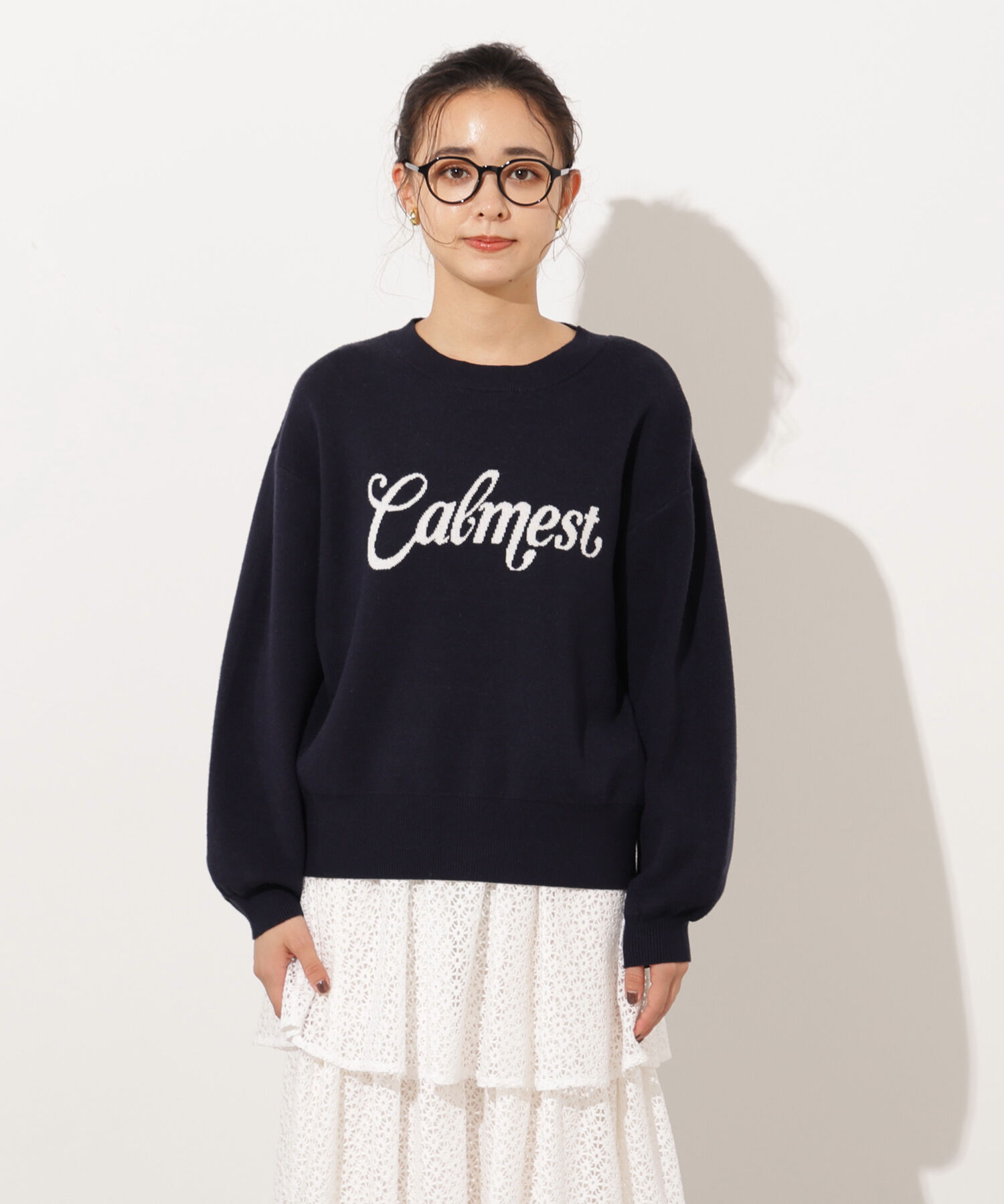  「ロゴジャガードニット」|ニット・セーター|