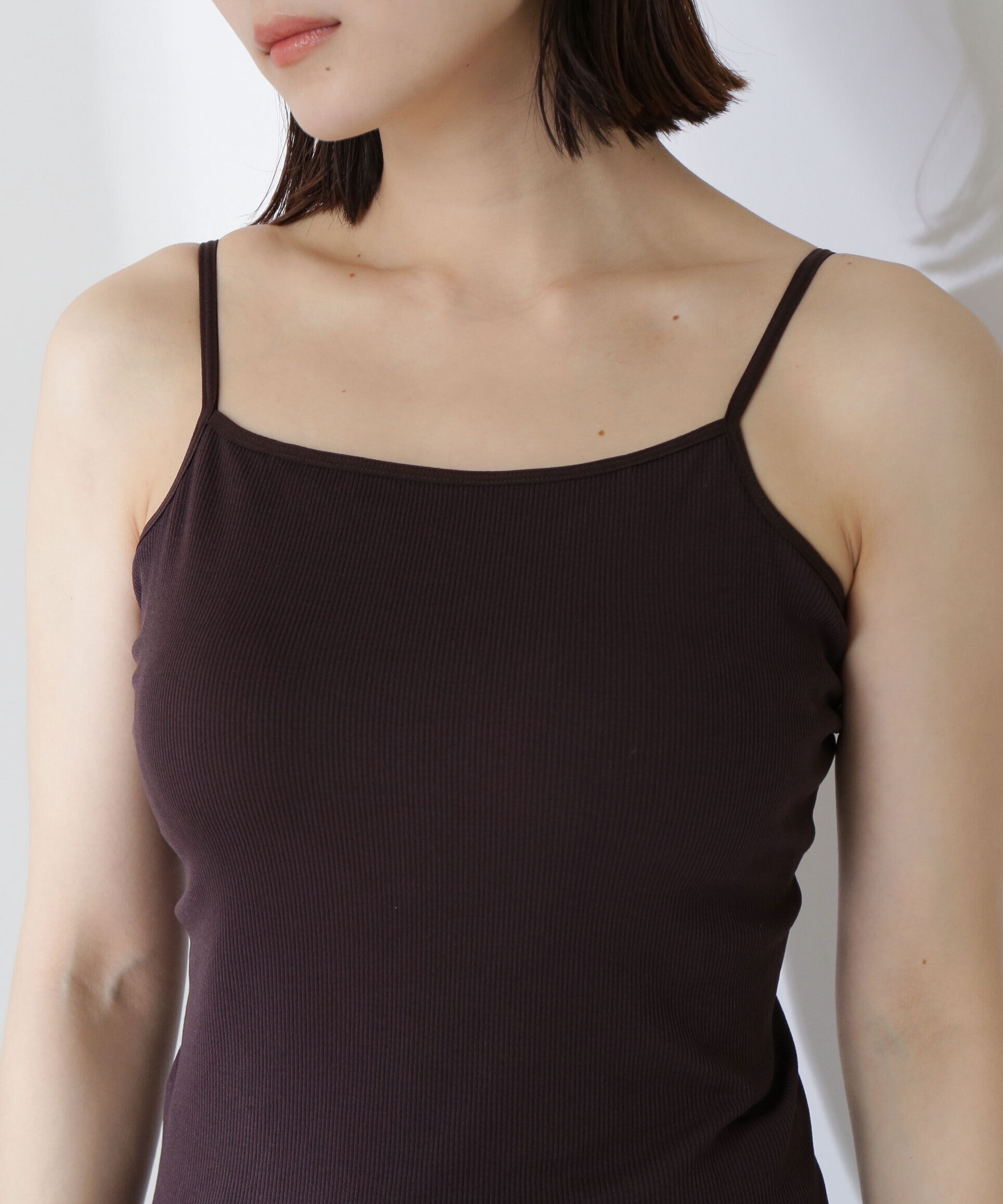  「カップインバックシャンキャミソール」|Tシャツ・カットソー|