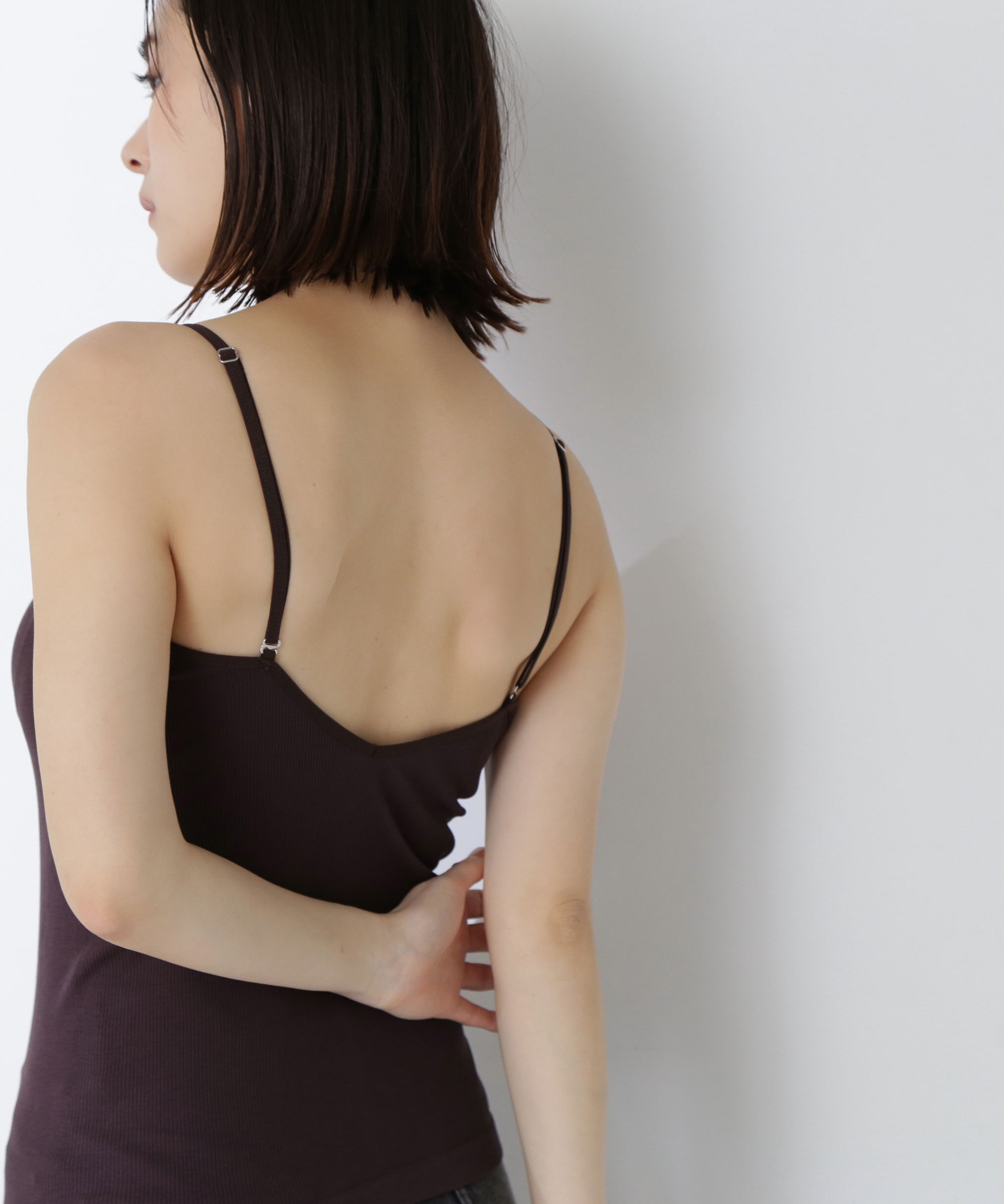  「カップインバックシャンキャミソール」|Tシャツ・カットソー|