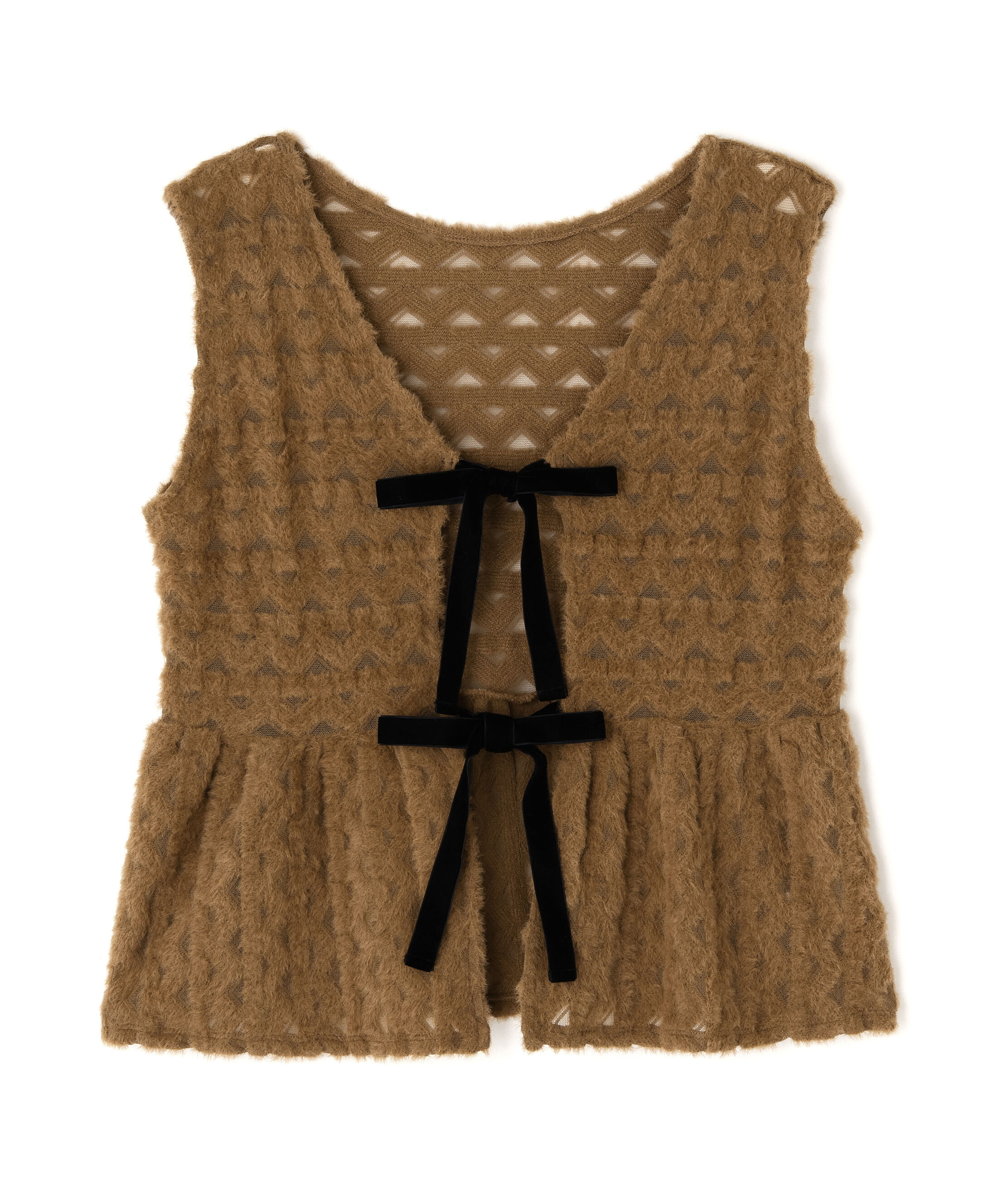  「フェザーレースジレ」|シャツ・ブラウス|