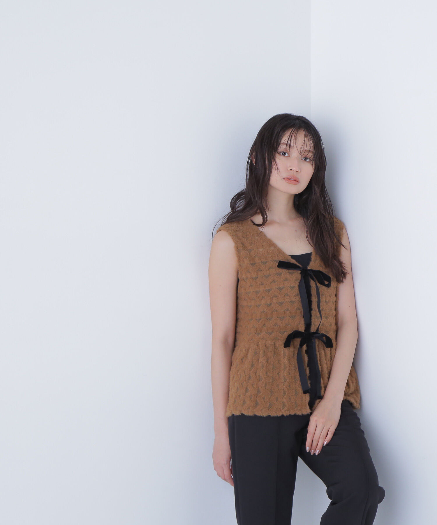  「フェザーレースジレ」|シャツ・ブラウス|