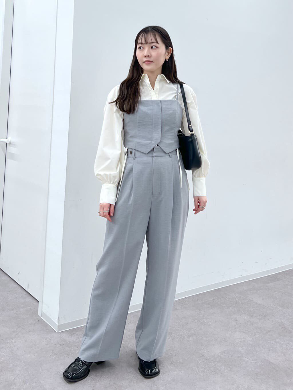  「裾ドロストカッティングショート丈シャツ」|シャツ・ブラウス|