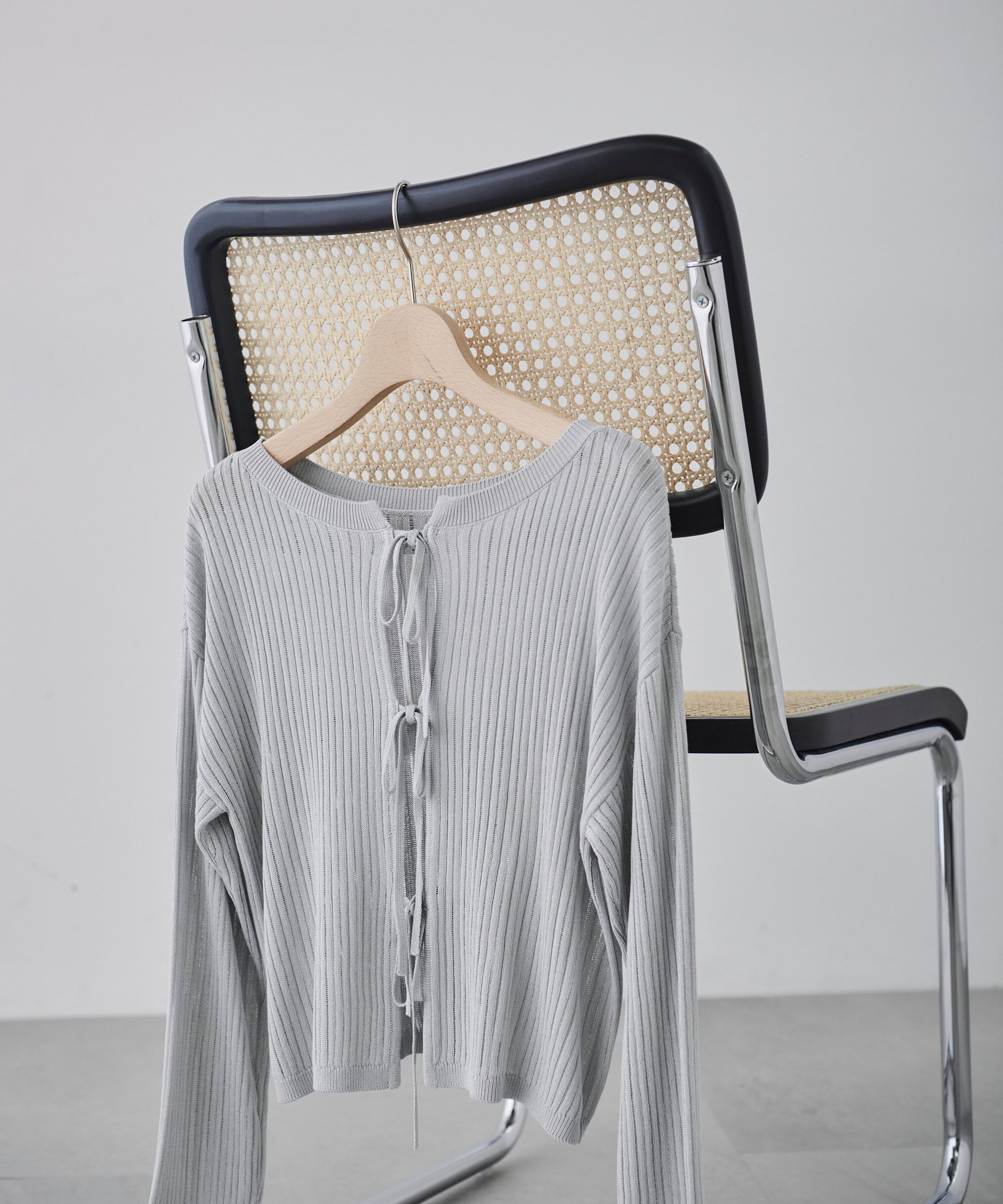  「前後2Wayメッシュニット」|ニット・セーター|