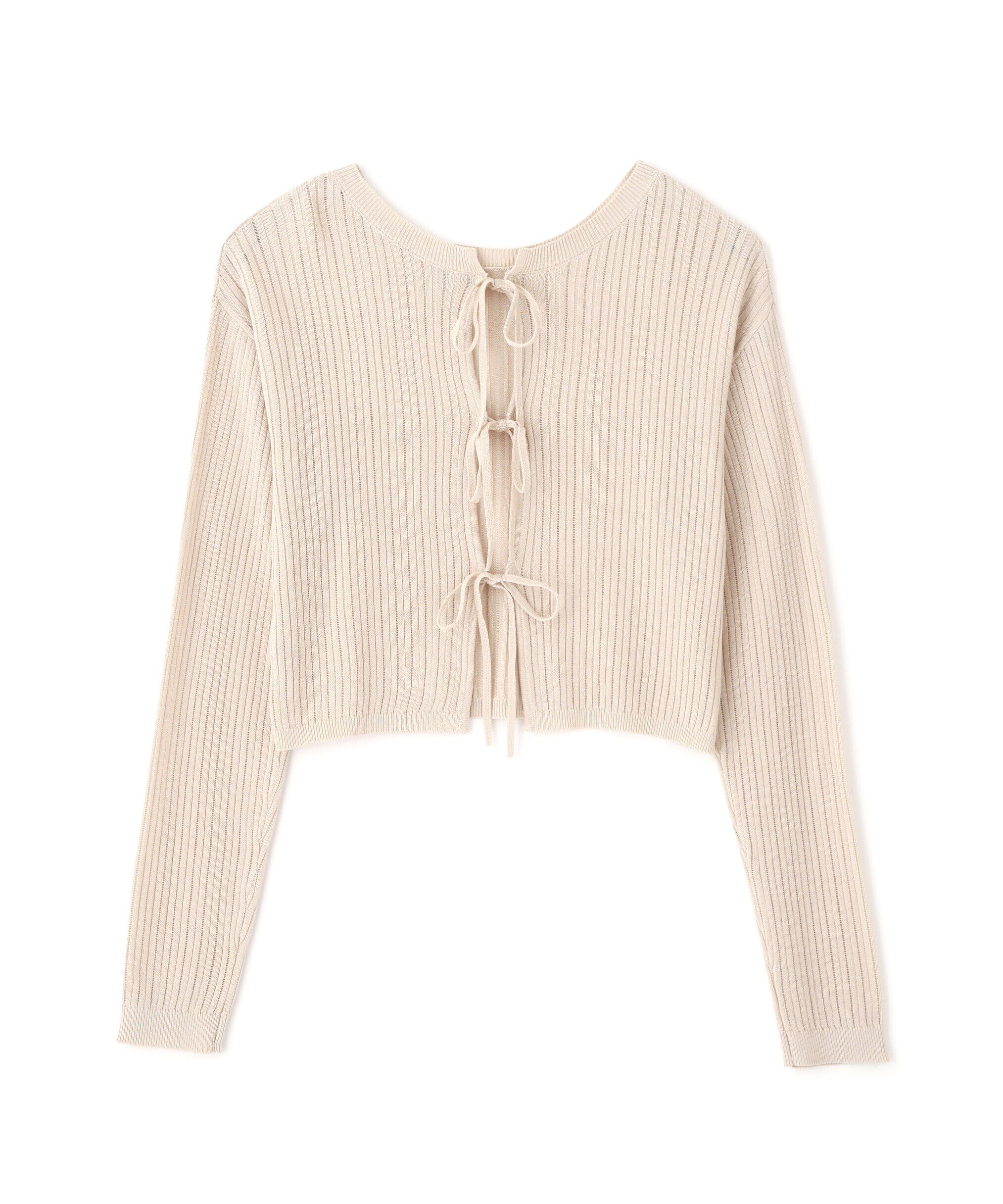  「前後2Wayメッシュニット」|ニット・セーター|