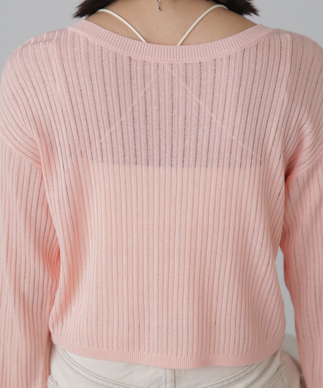  「前後2Wayメッシュニット」|ニット・セーター|