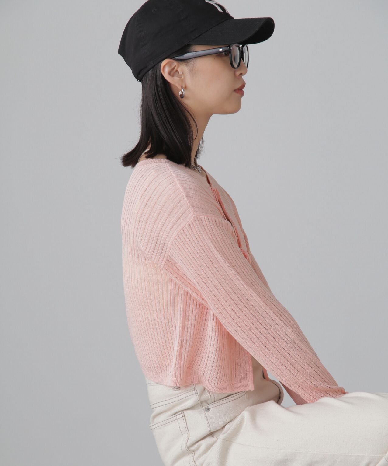  「前後2Wayメッシュニット」|ニット・セーター|