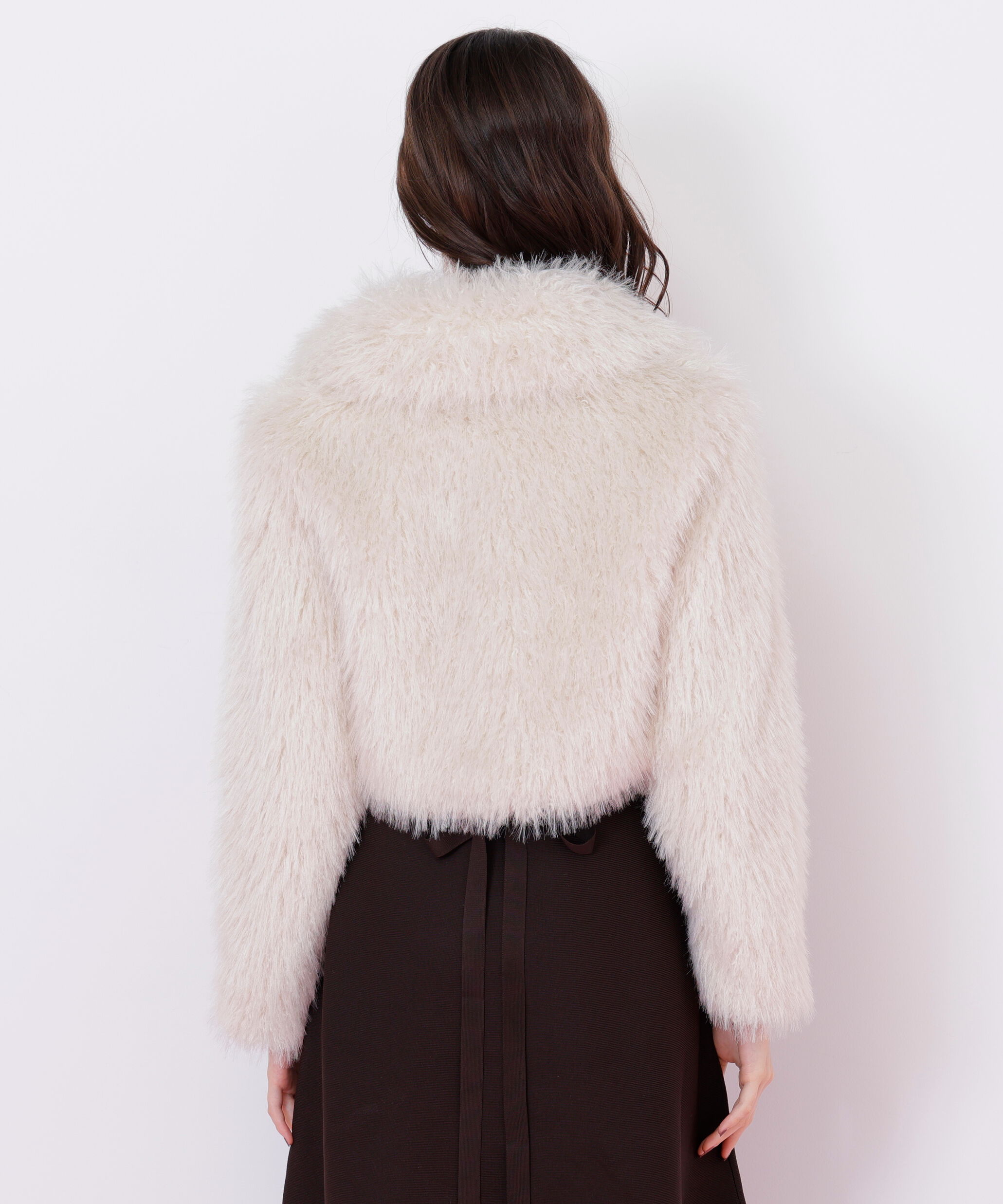  「リボンダッフルショートファーコート」|その他|