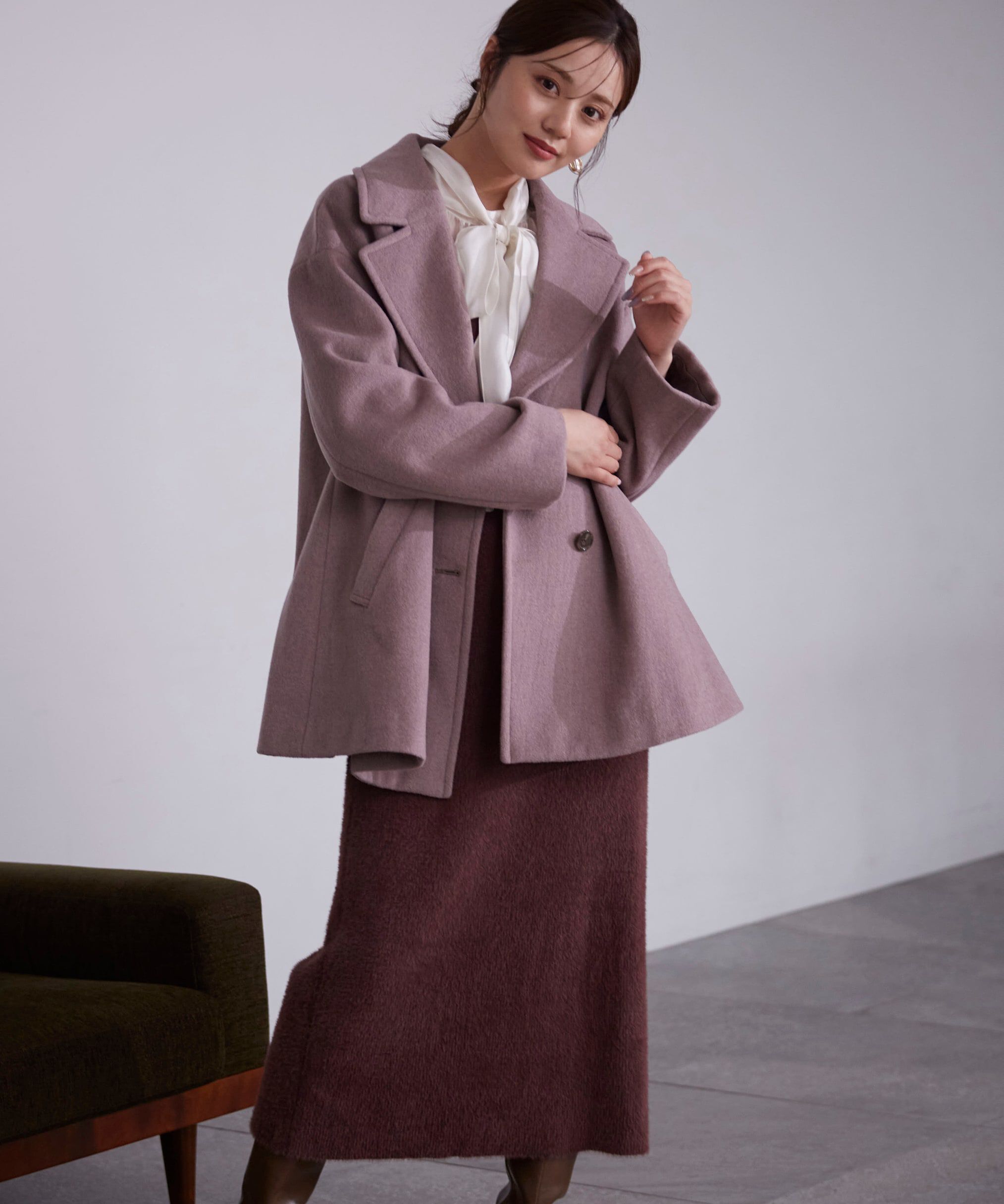 PROPORTION BODY DRESSING「Aラインミドルコート　24AW」|その他|