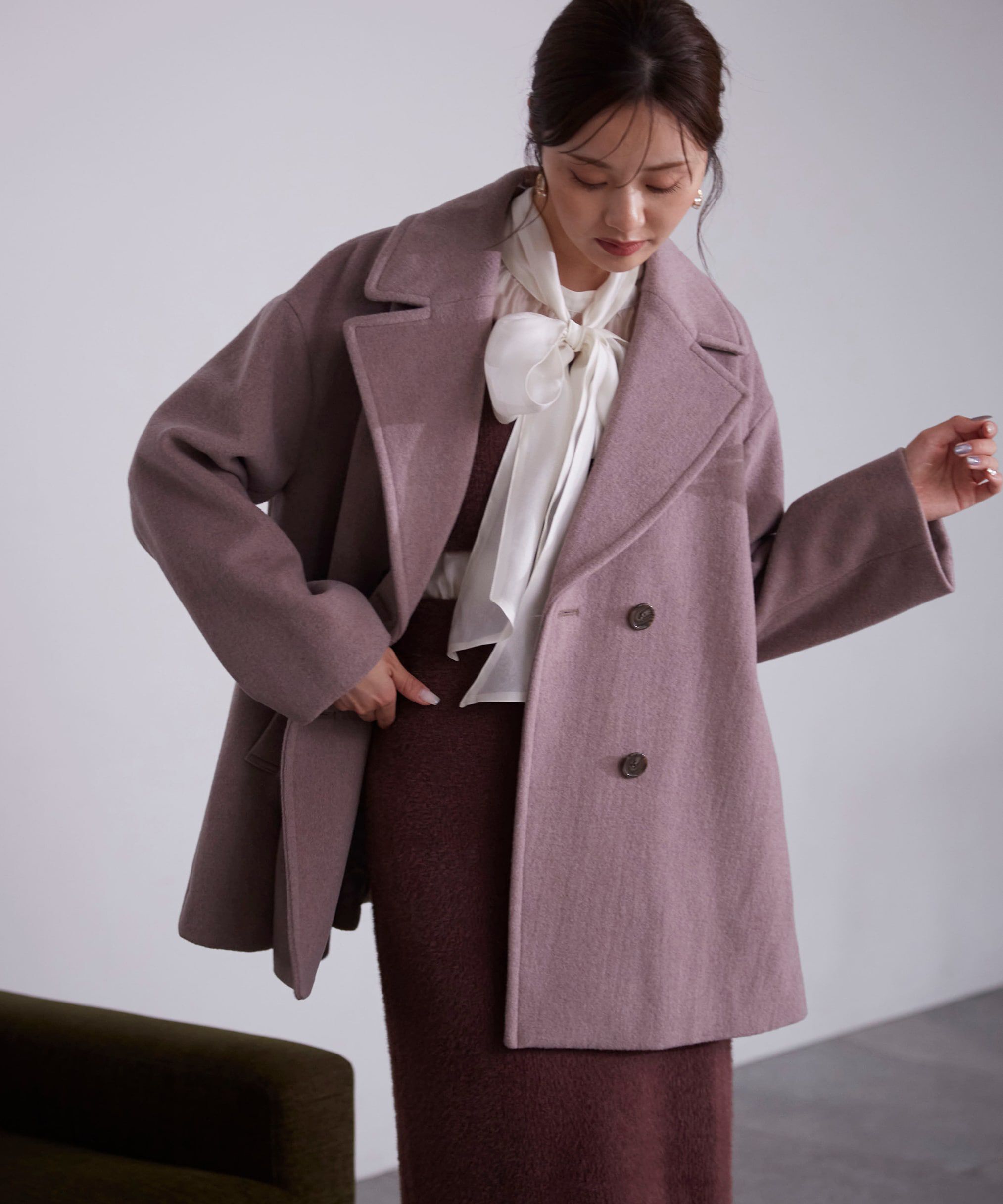 PROPORTION BODY DRESSING「Aラインミドルコート　24AW」|その他|