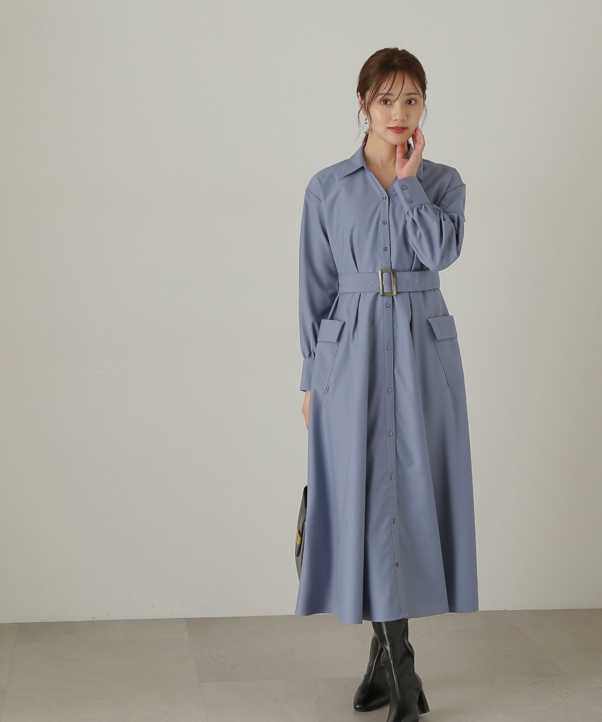 PROPORTION BODY DRESSING「ポケットシャツワンピース」|ワンピース|