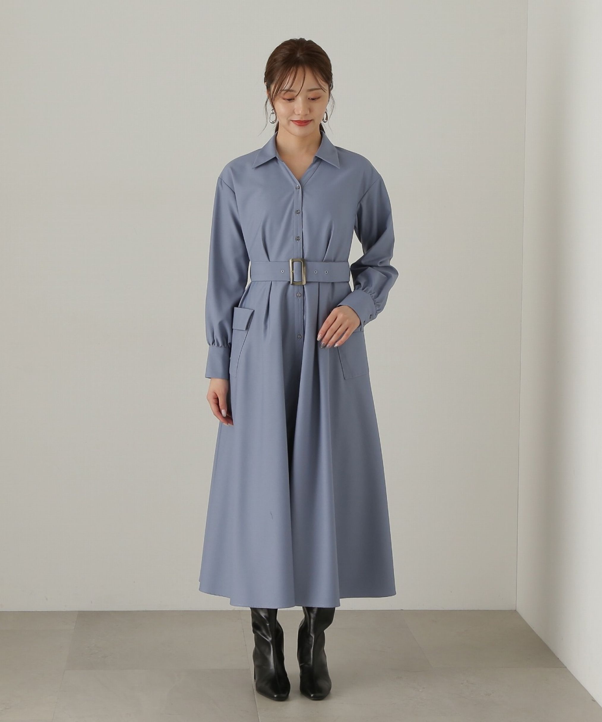 PROPORTION BODY DRESSING「ポケットシャツワンピース」|ワンピース|