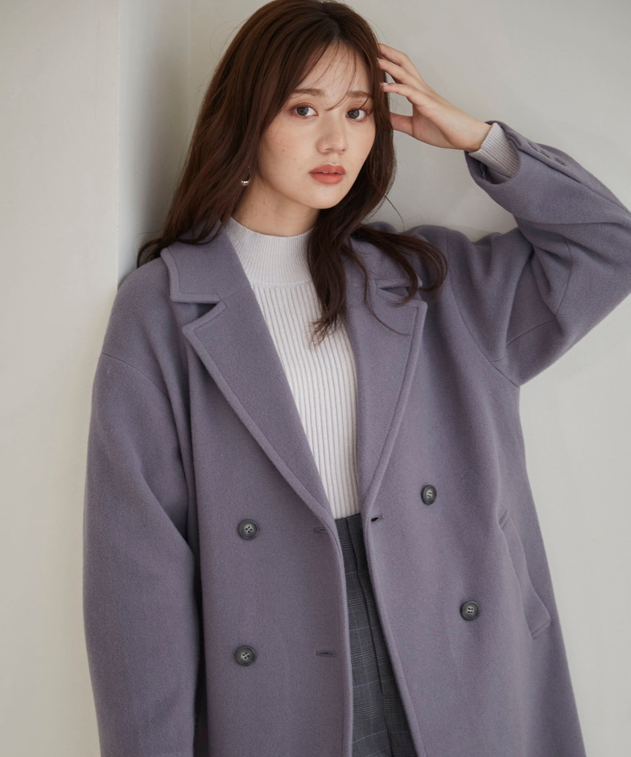 PROPORTION BODY DRESSING「ハイネックボリュームスリーブニット」|ニット・セーター|