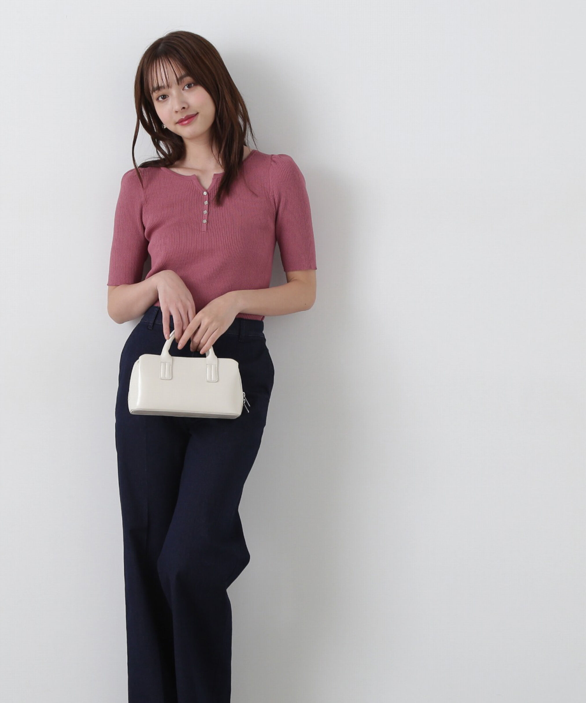 PROPORTION BODY DRESSING「ヘンリーネックニット」|ニット・セーター|