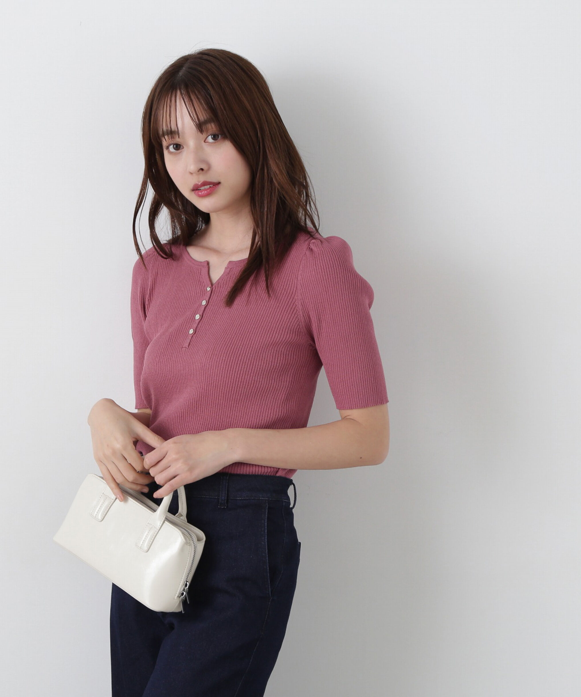 PROPORTION BODY DRESSING「ヘンリーネックニット」|ニット・セーター|