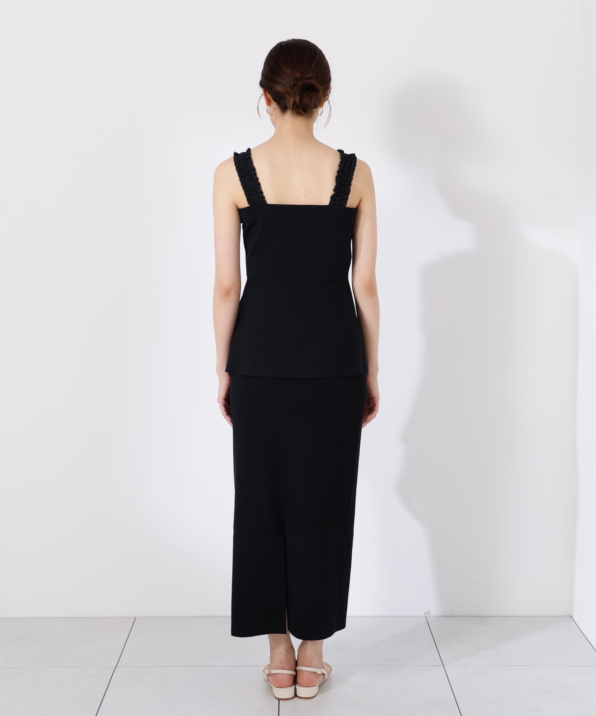 PROPORTION BODY DRESSING「ペプラムキャミセットアップ」|ワンピース|