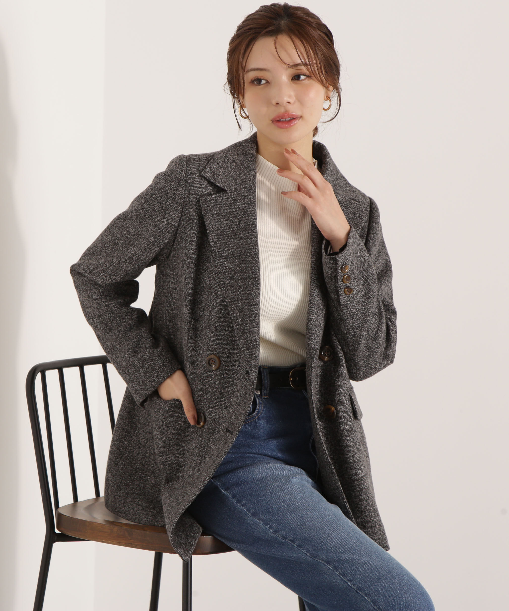 PROPORTION BODY DRESSING「ベーシックテーラードジャケット 25AW」|その他|