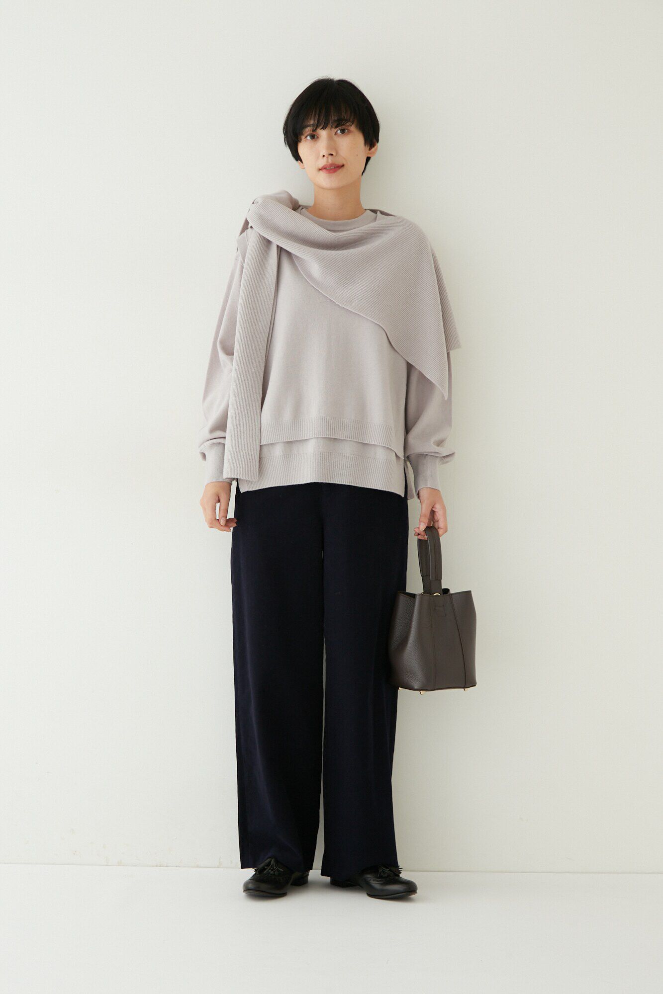  「 ◆コンポーネントニットマフラー」|バンダナ・スカーフ|