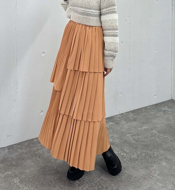 archives「プリーツティアードスカート／」|スカート|