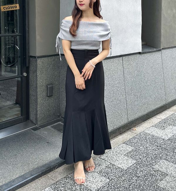 archives「スタイルＵＰタックプリーツマーメイドスカート」|スカート|