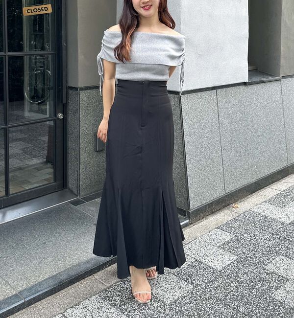 archives「スタイルＵＰタックプリーツマーメイドスカート」|スカート|