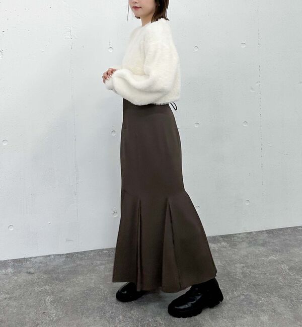 archives「スタイルＵＰタックプリーツマーメイドスカート」|スカート|