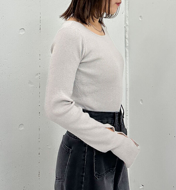 archives「２ｗａｙホールリブニットプルオーバー」|ニット・セーター|